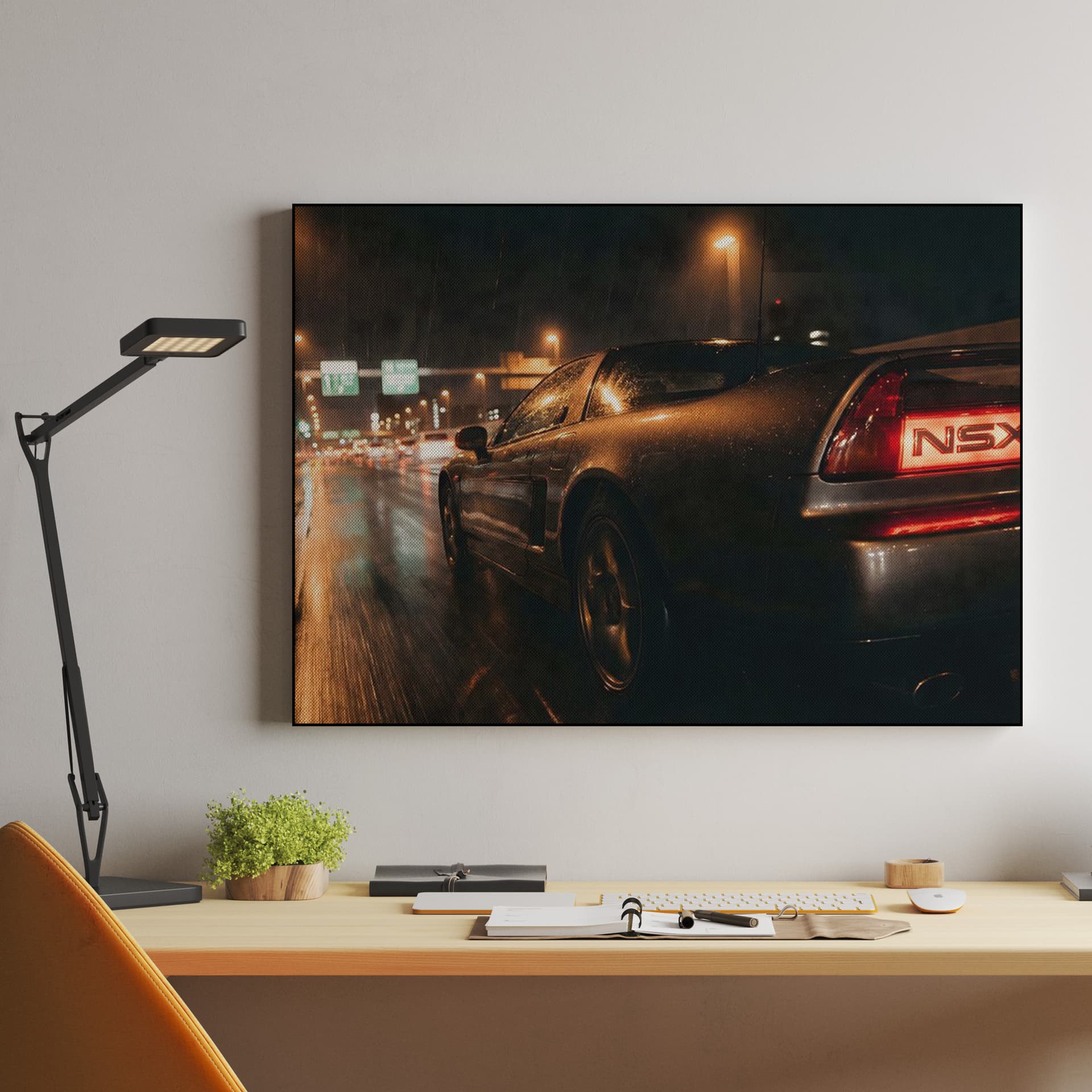 Night Rain Pursuit: Honda NSX
