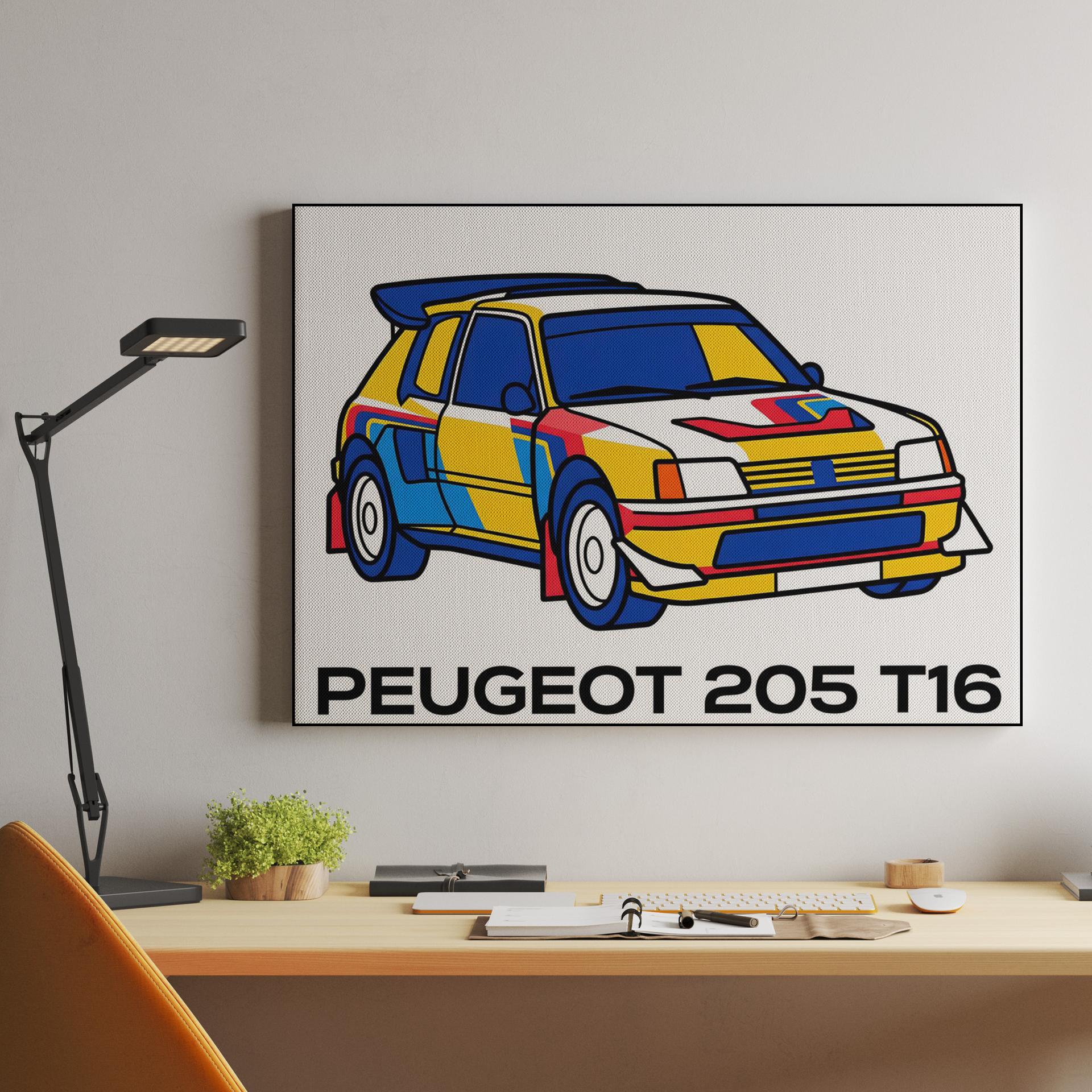 Peugeot 205 T16: Ligne Claire Rally Heritage