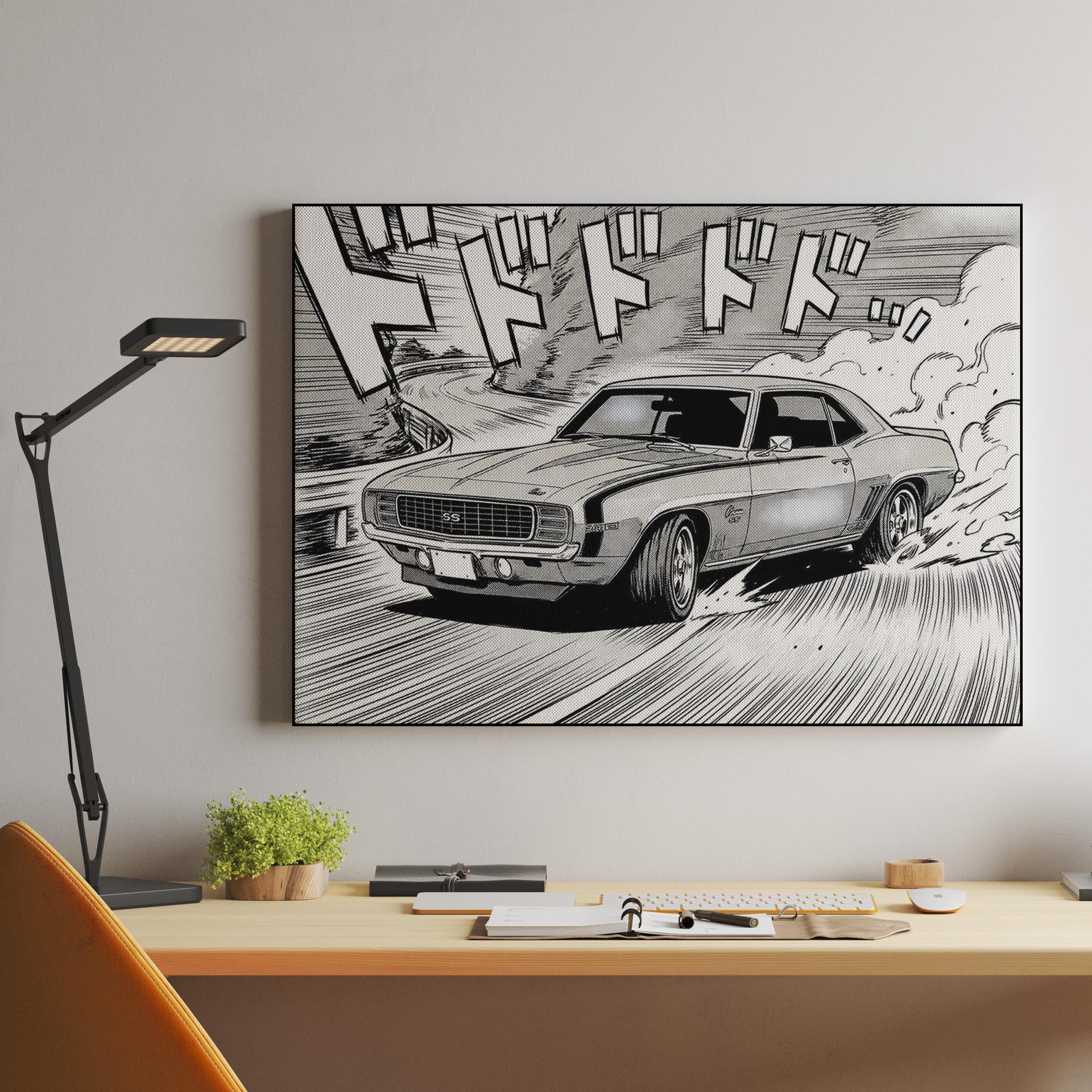 Manga Drift: 1969 Camaro SS Touge Attack