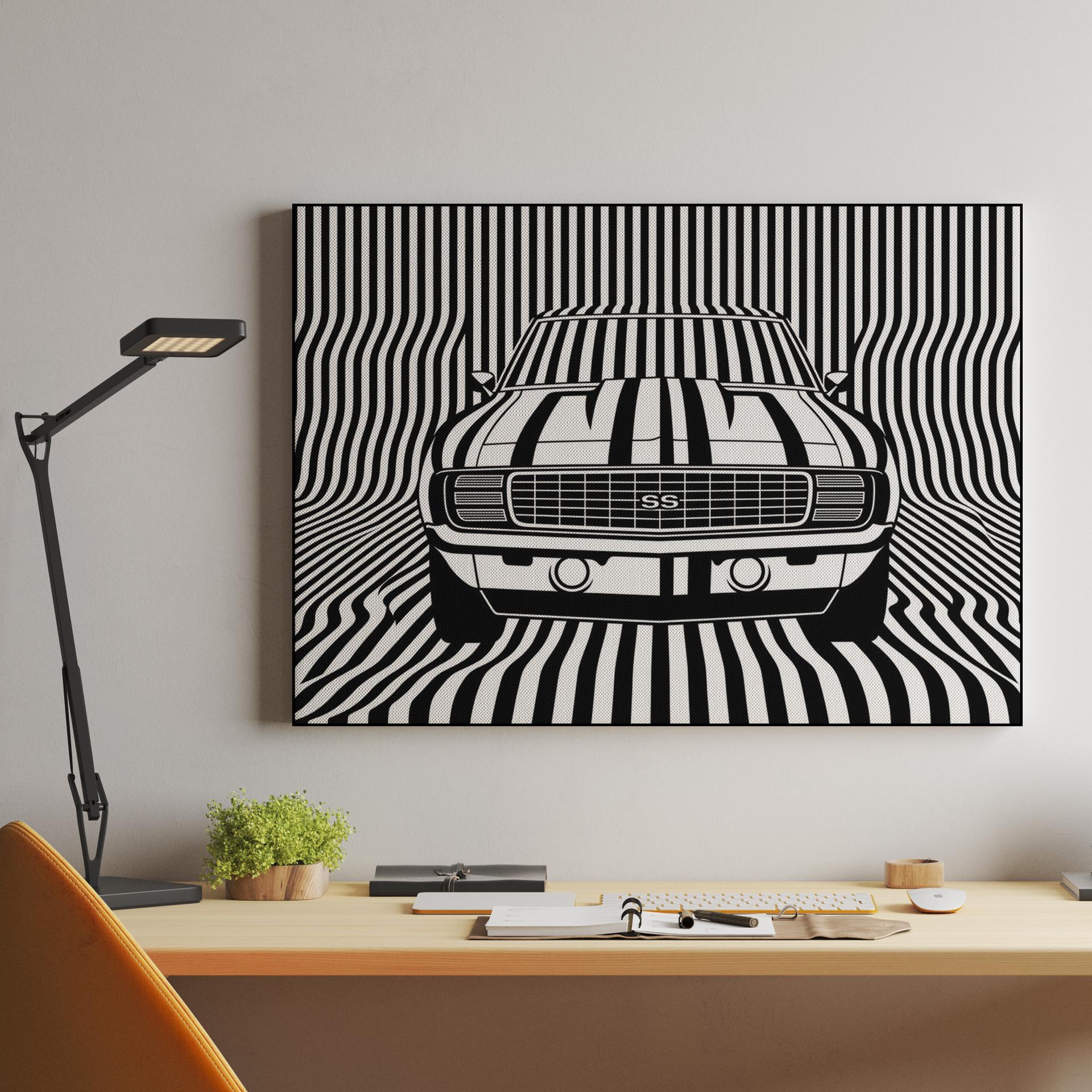 Camaro SS: Op Art Speed Illusion