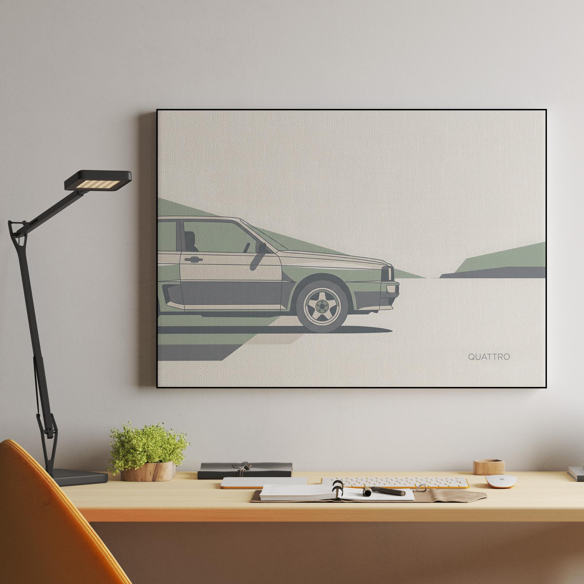Audi Quattro Minimalist Sage