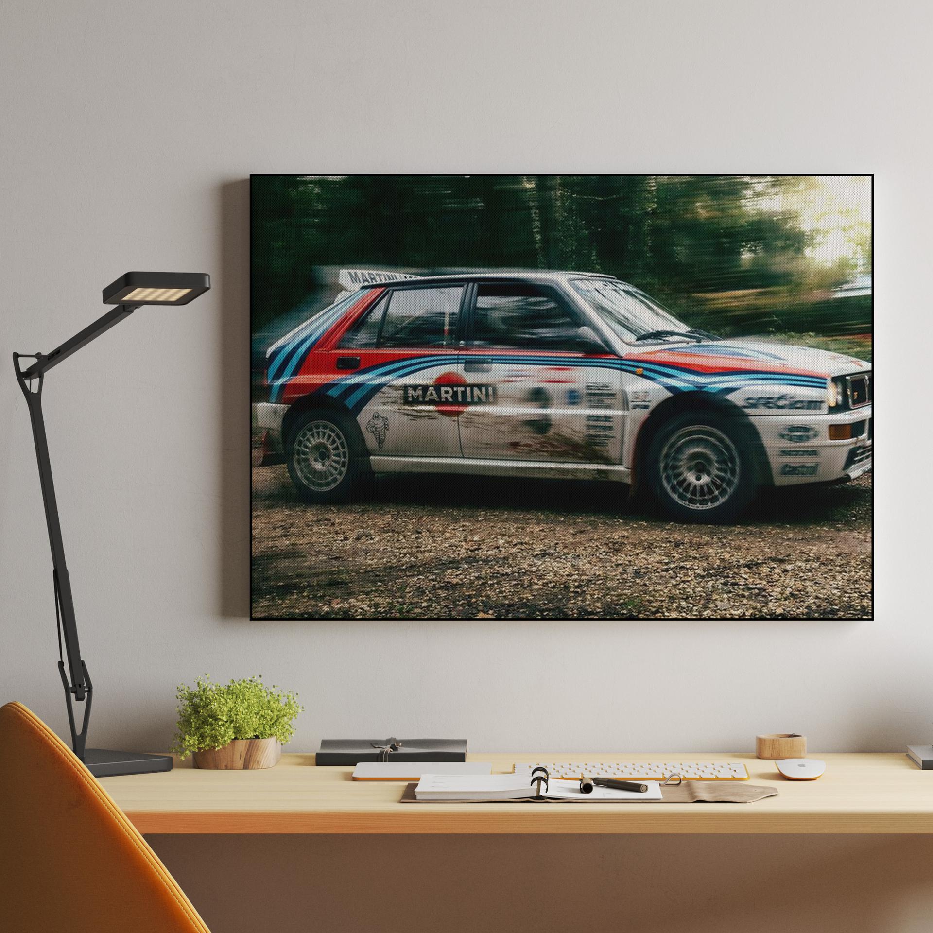 Lancia Delta Integrale Martini Forest Stage