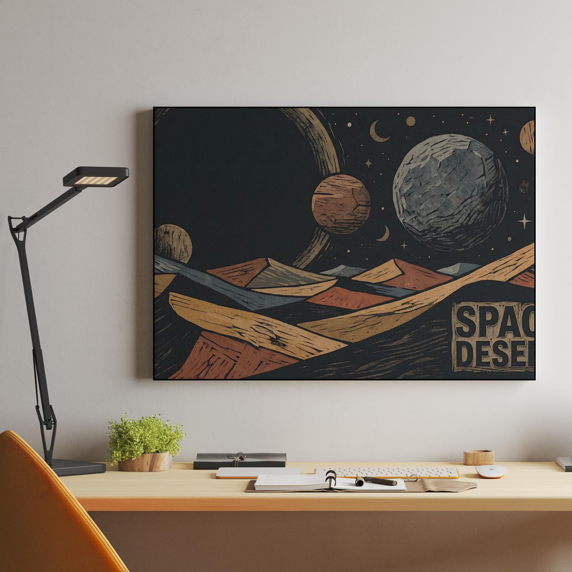 Space Desert: A Woodcut Journey to the Stars