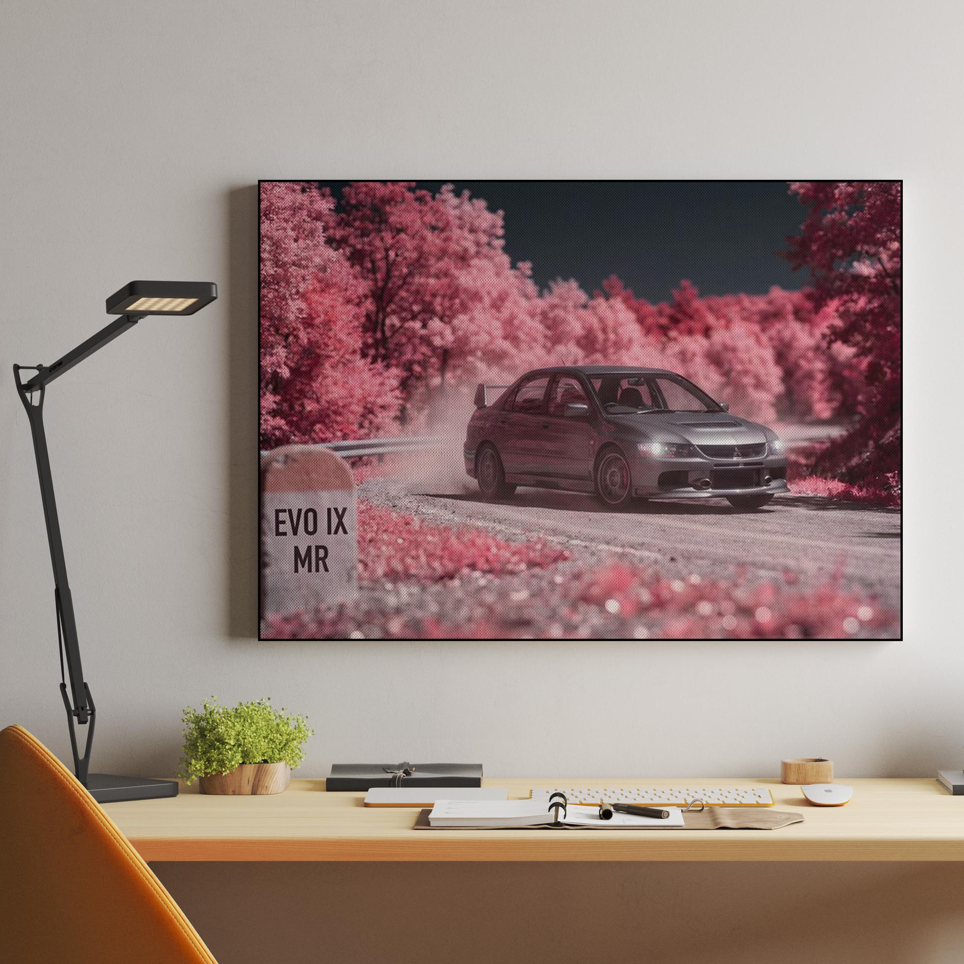 Pink Echo: Evolution IX on the Mountain Pass