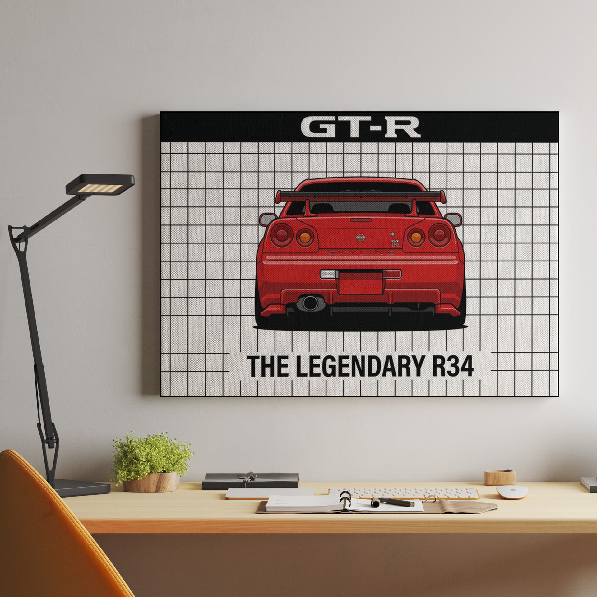 The Legendary R34 GT-R Red Skyline