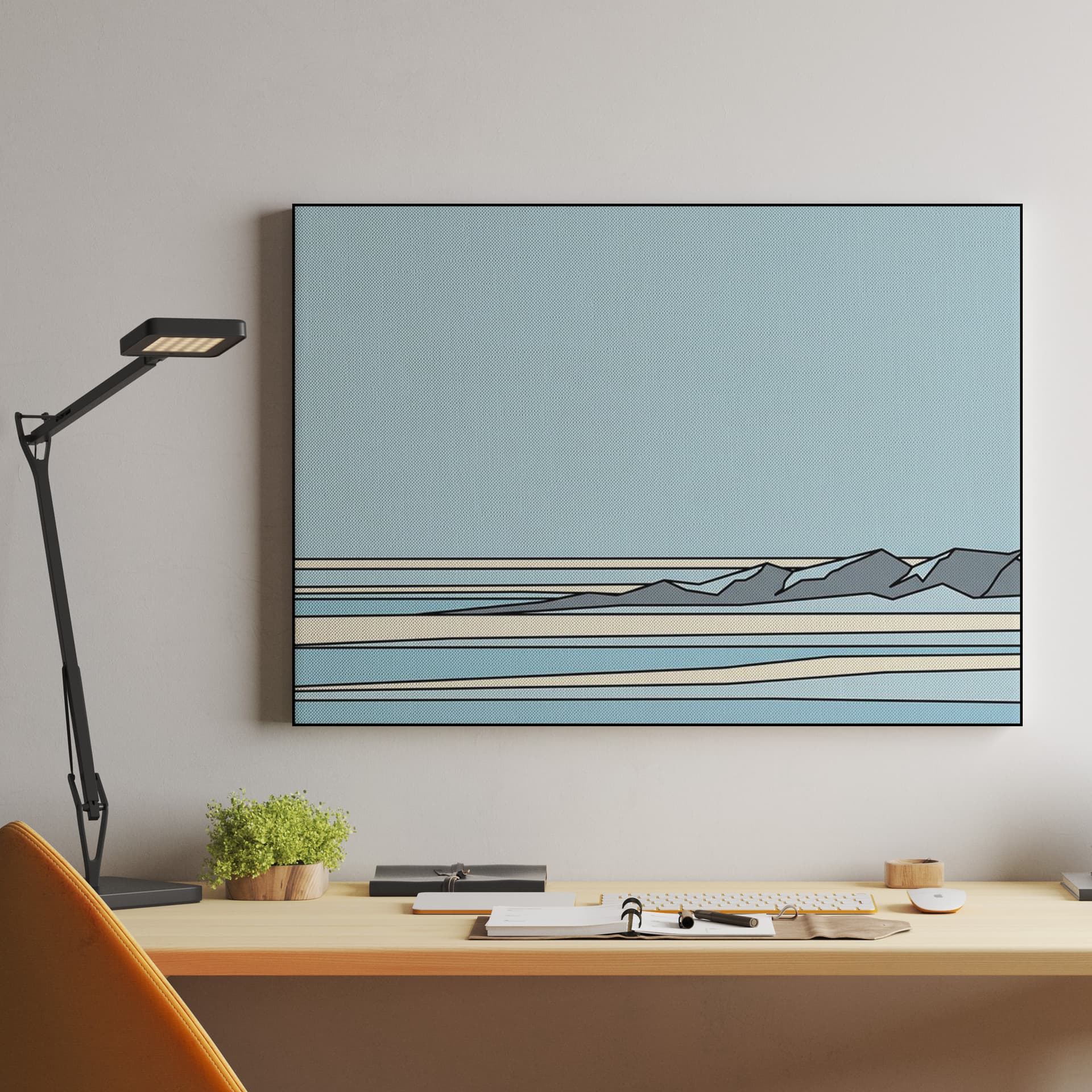 Arctic Stillness Line Art