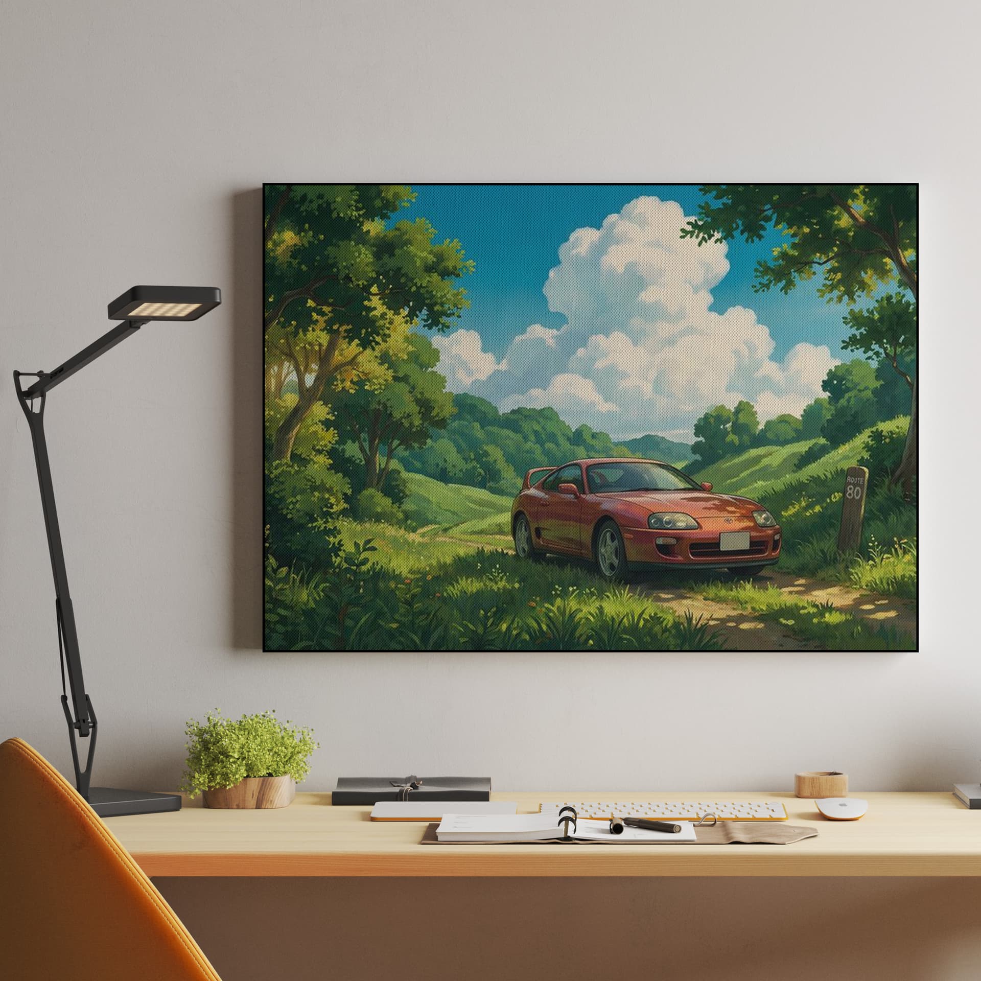 The Journey of A80: Studio Ghibli Style Supra
