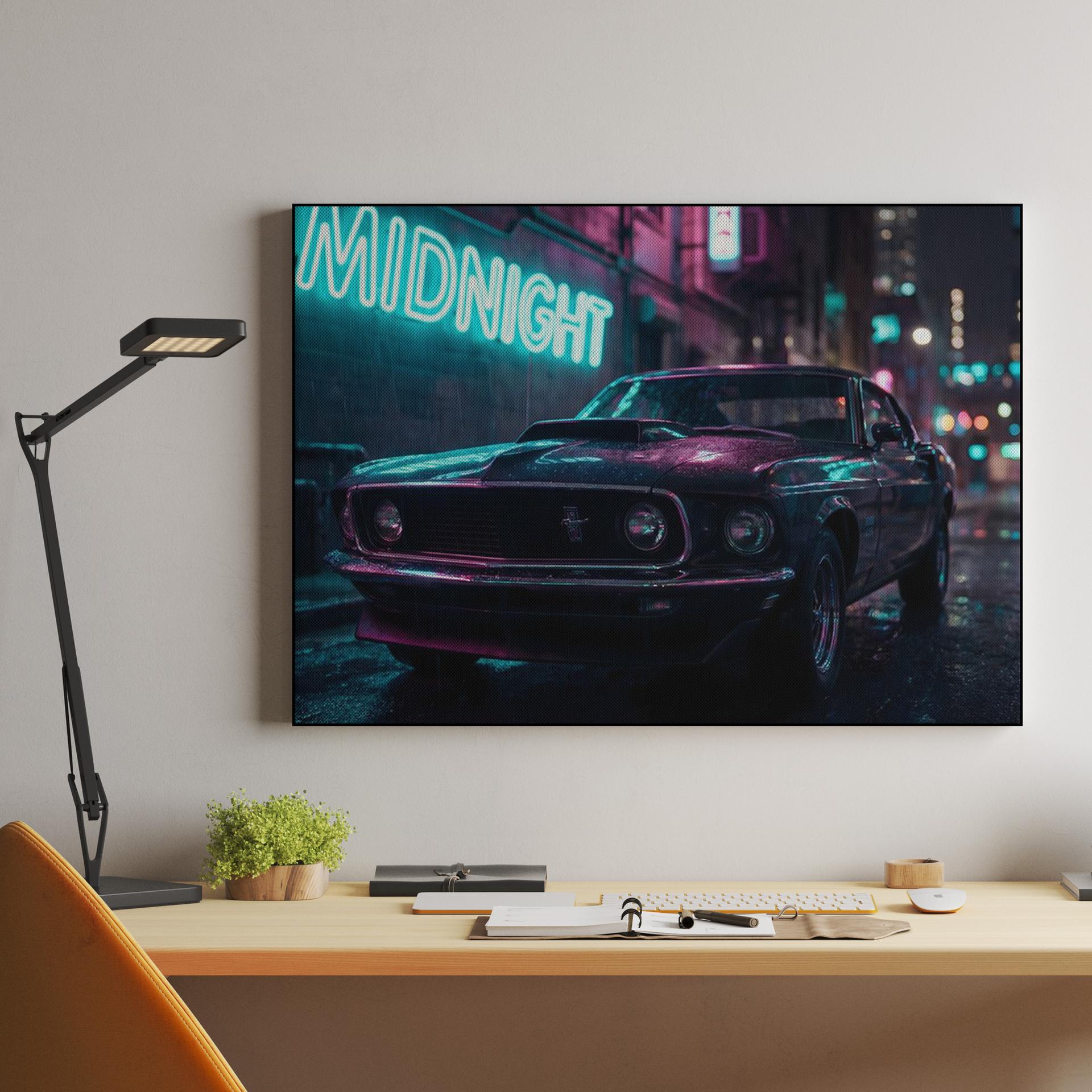 Midnight Mustang Neon Noir