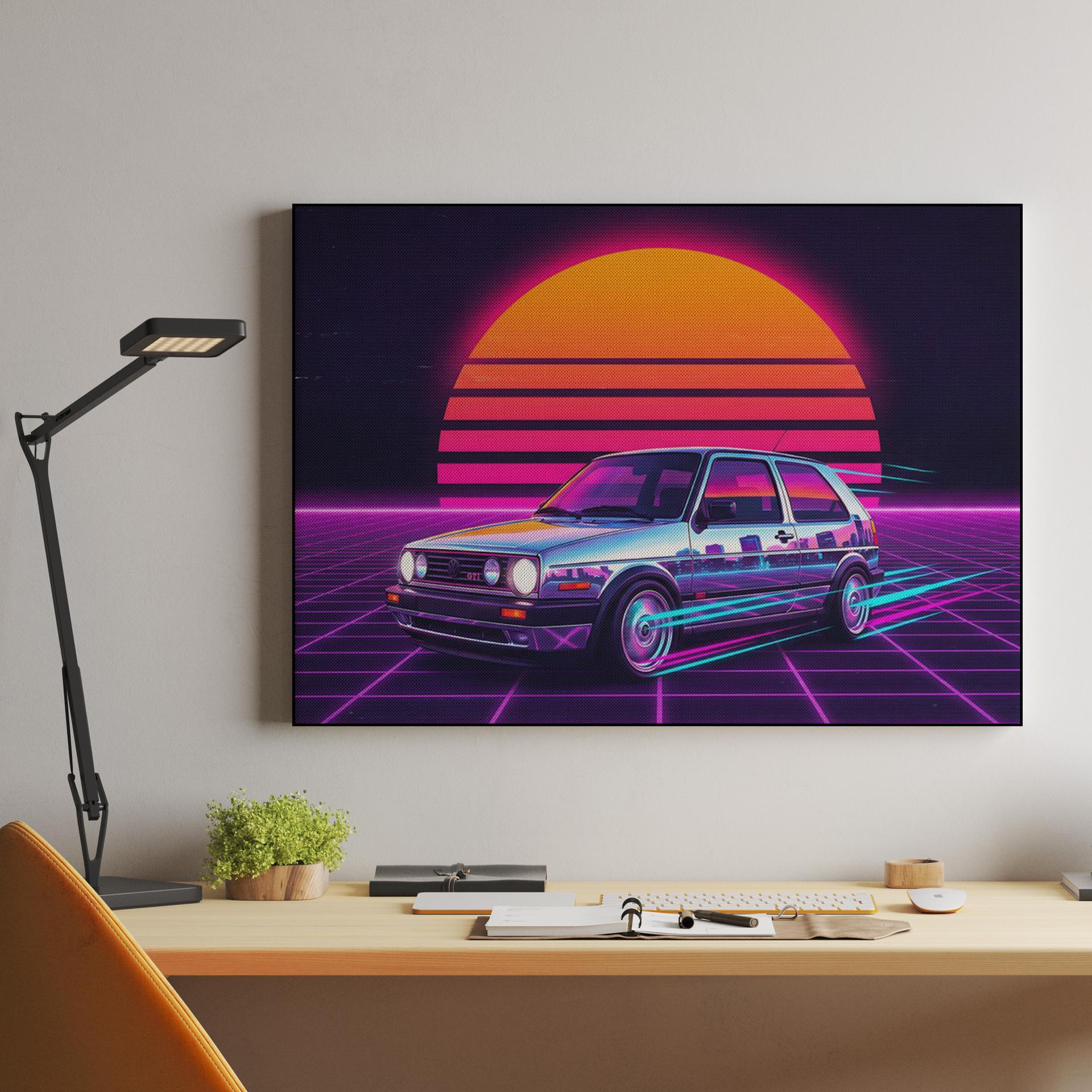 VW Golf Mk2 GTI Synthwave Speedster