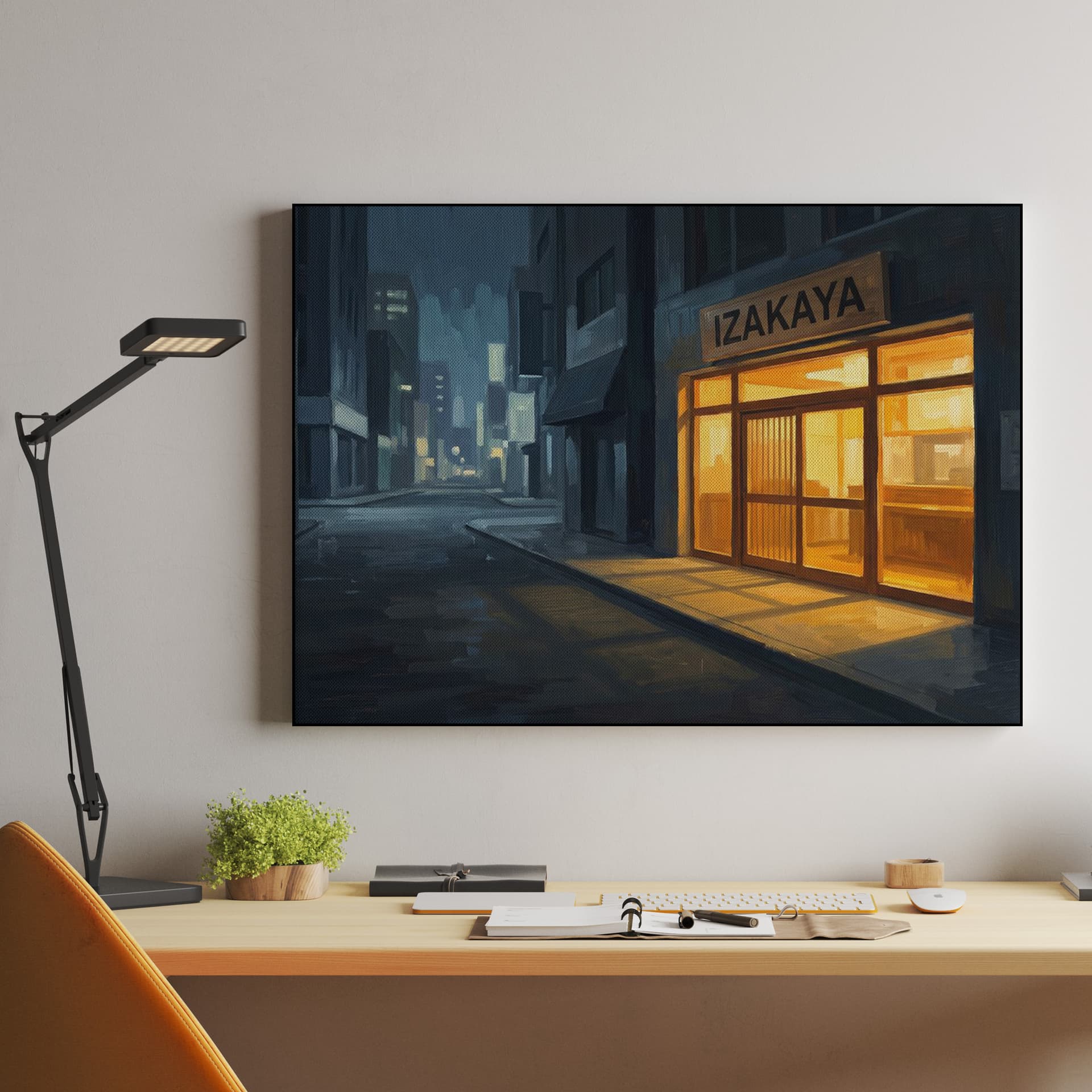 The Izakaya's Golden Warmth
