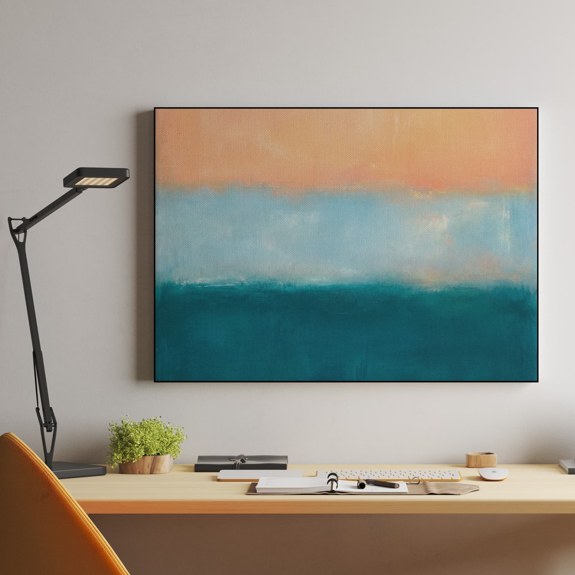 Hazy Coastal Abstract