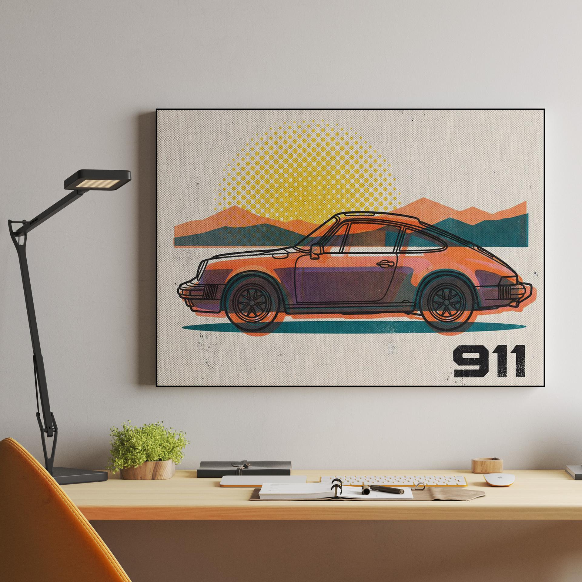 Classic Porsche 911 Retro Horizon