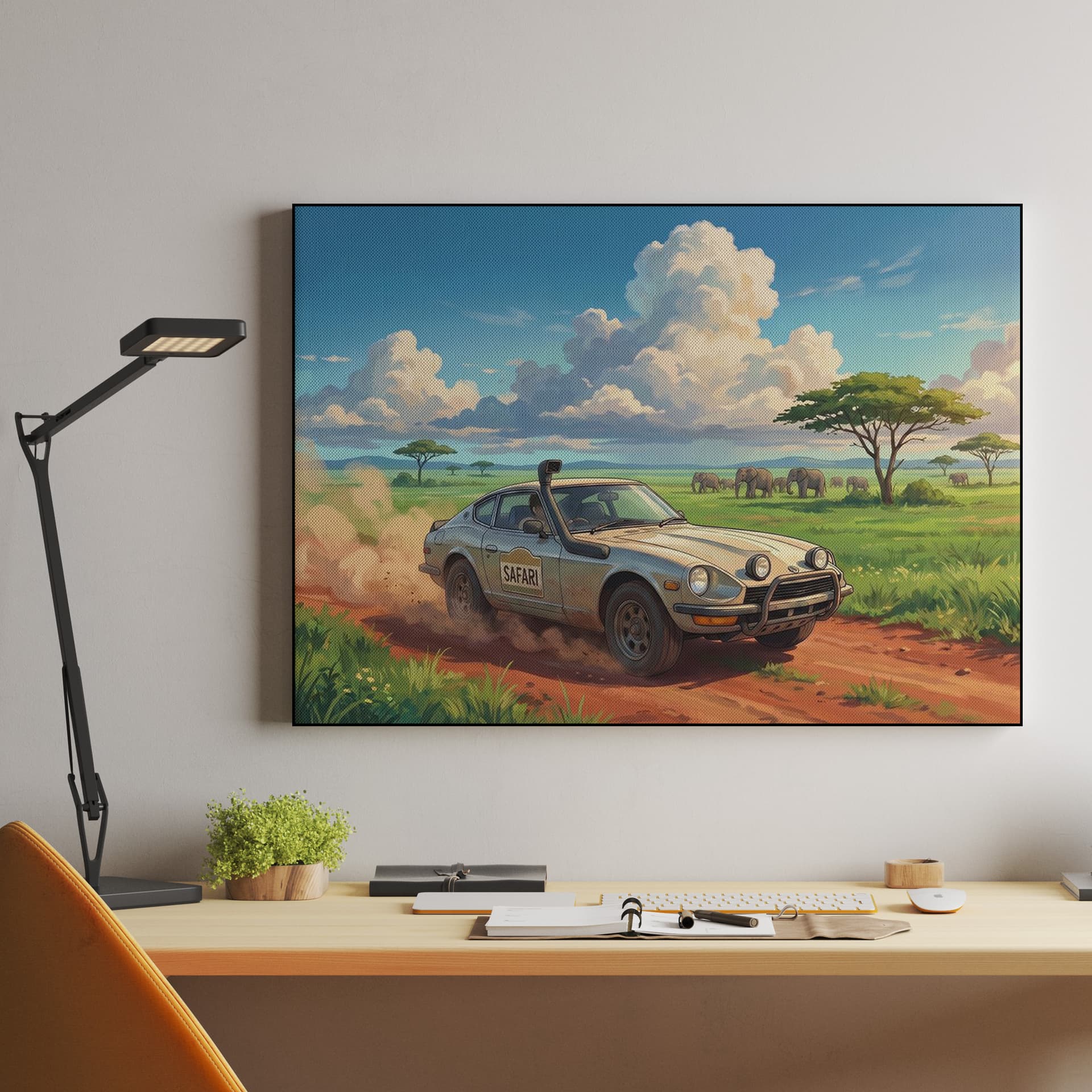 Datsun 240Z Safari Rally Savanna Adventure