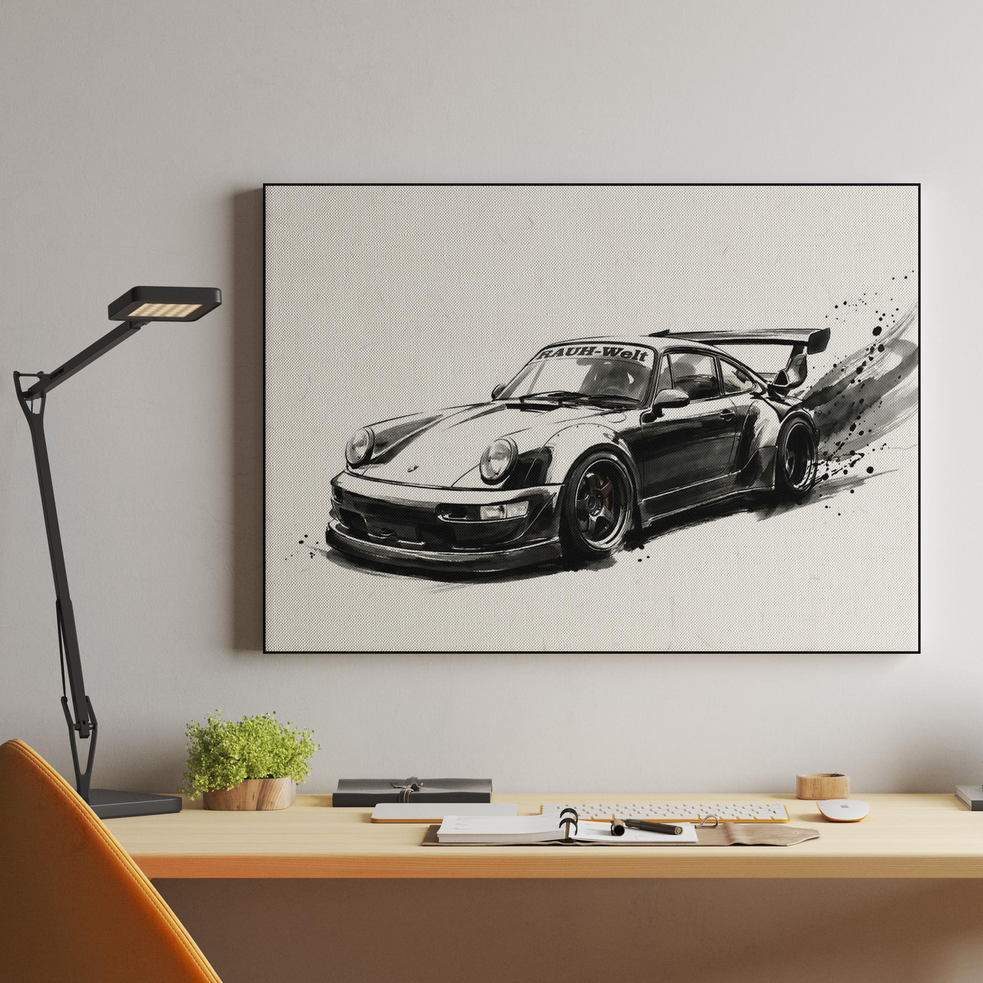 RWB 911: Sumi-e Motion Study