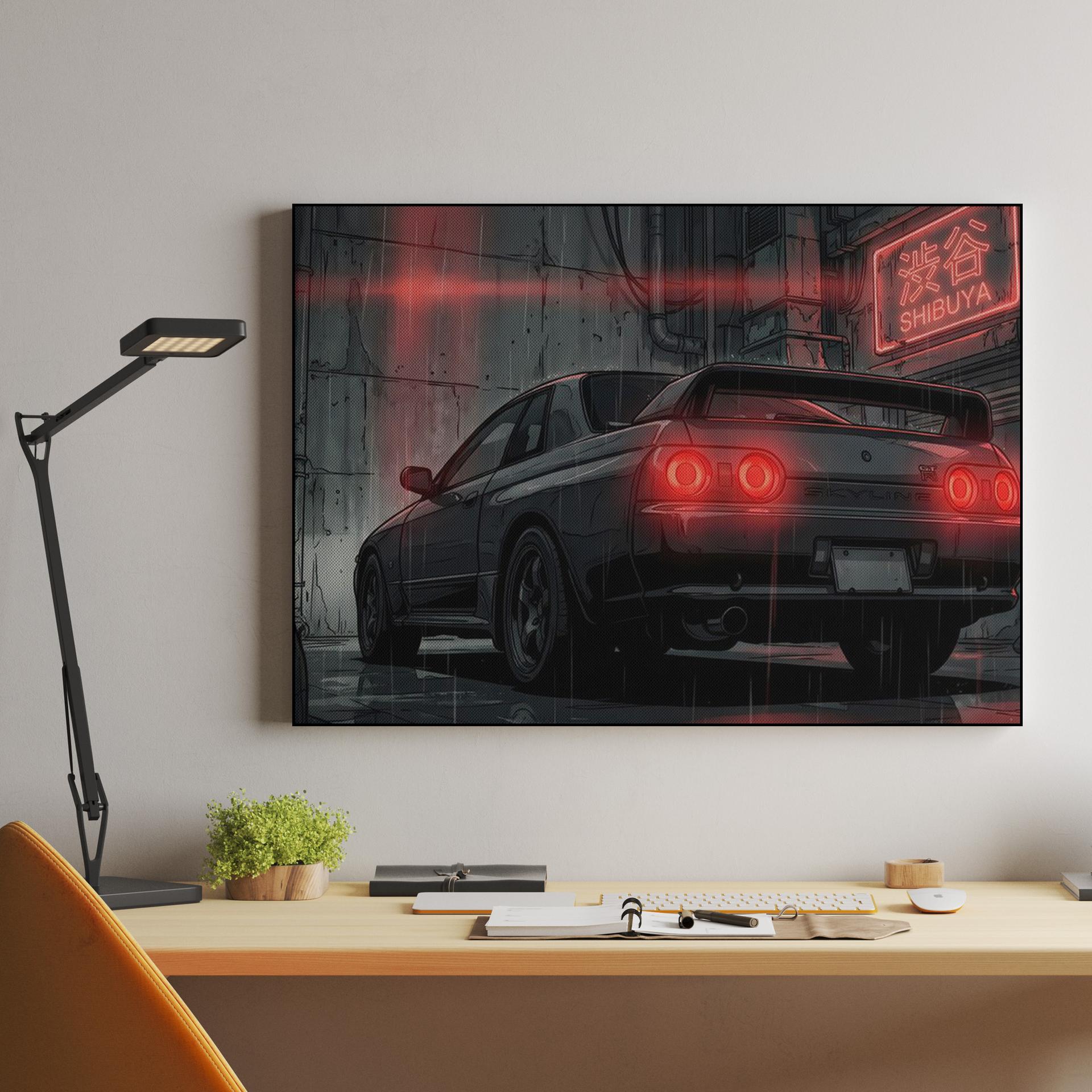 Shibuya Glow: Skyline R32