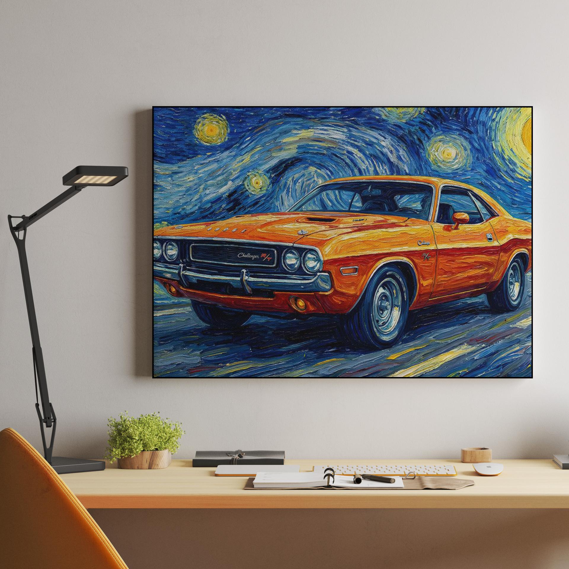 Starry Night Overdrive: Dodge Challenger R/T