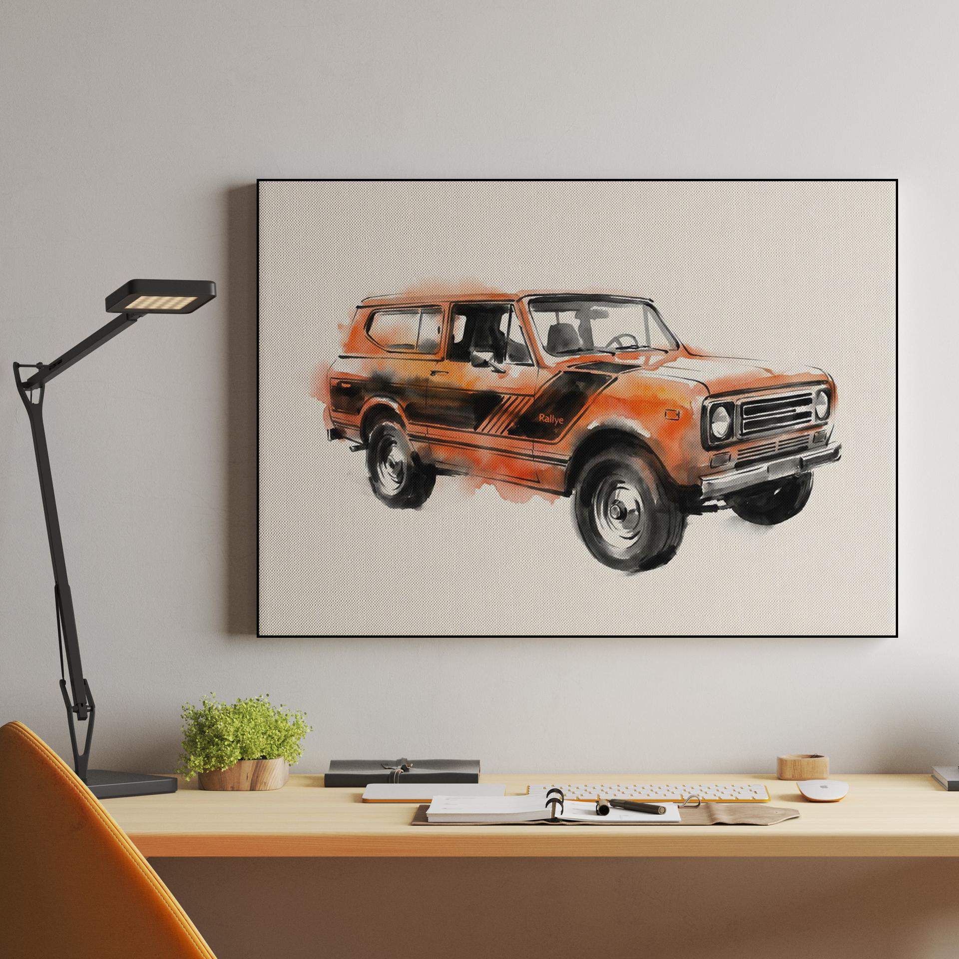 International Scout II: Watercolor Rallye Legend