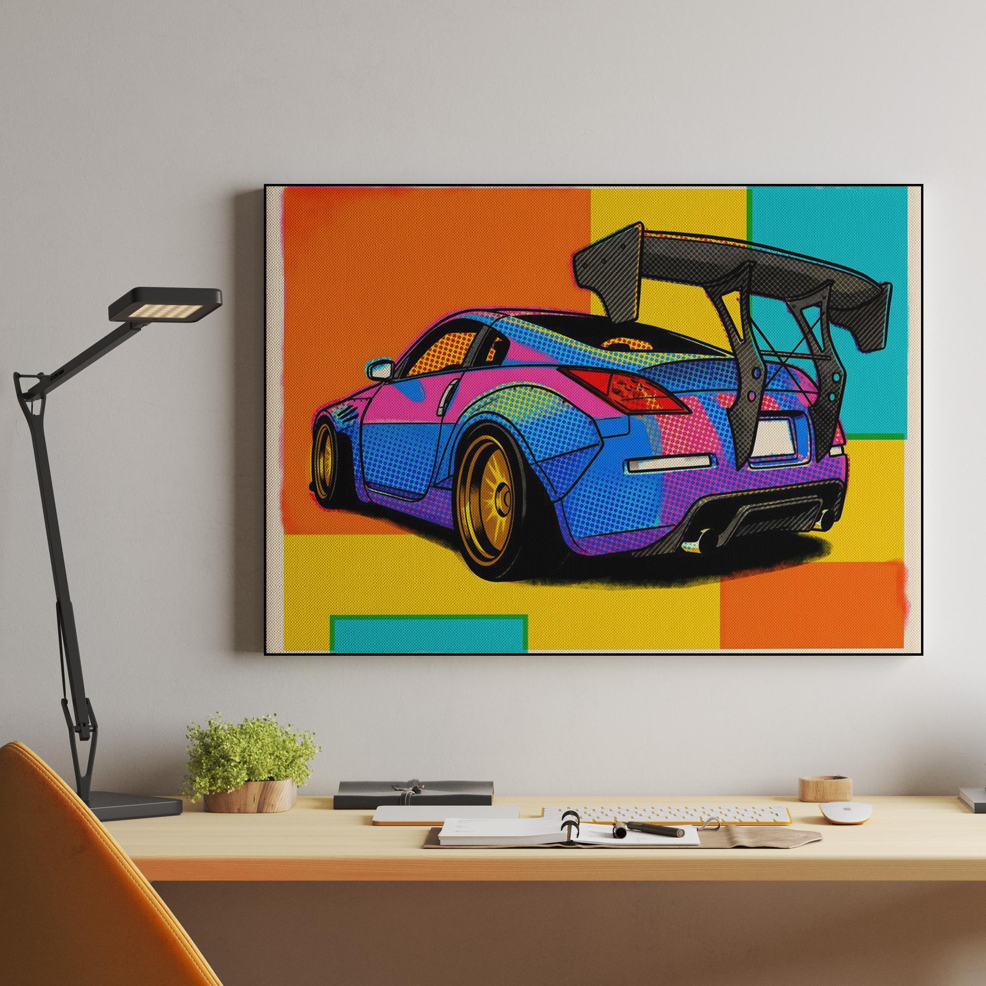 Z33 Pop Art: High-Voltage Widebody