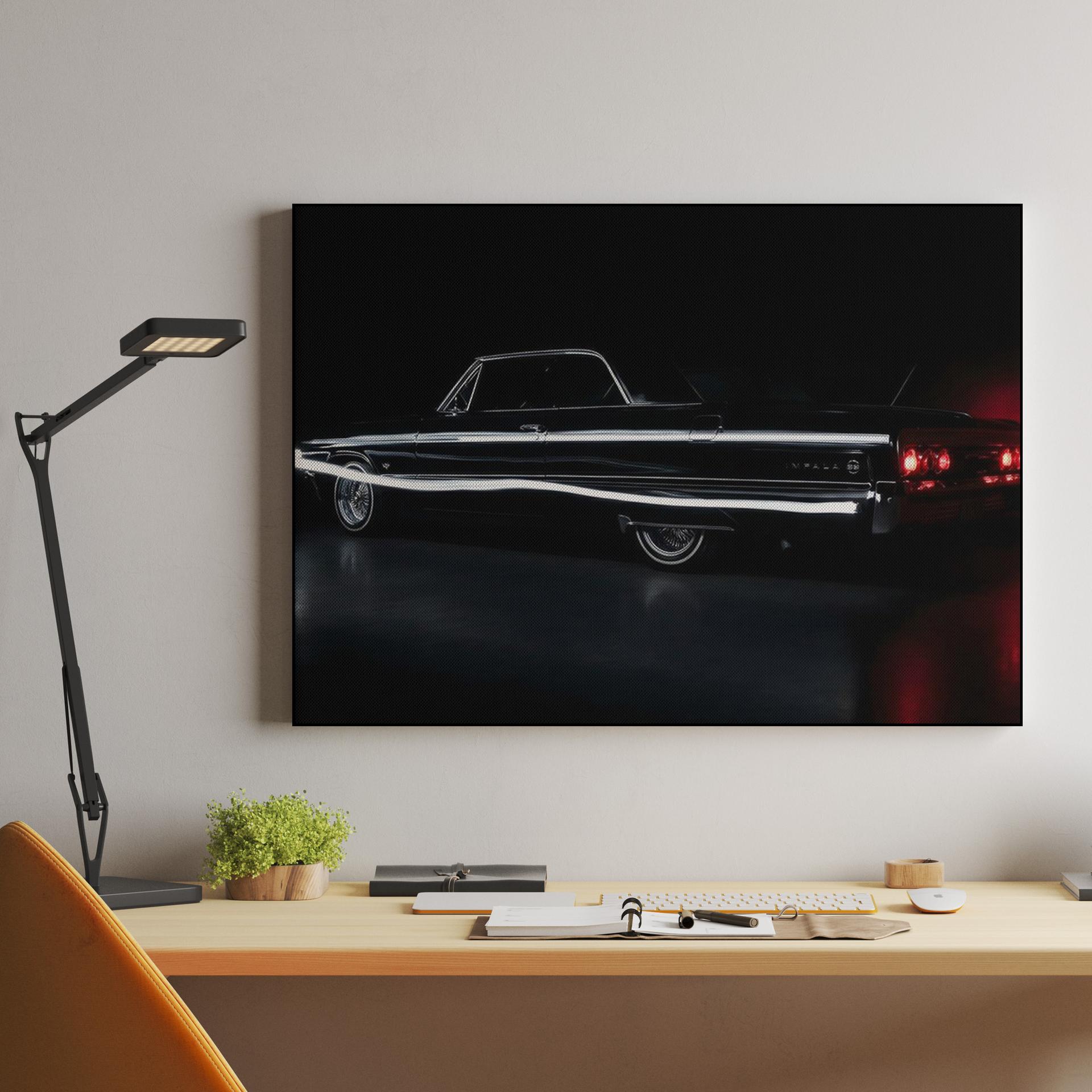 Light Painted '64 Impala Noir