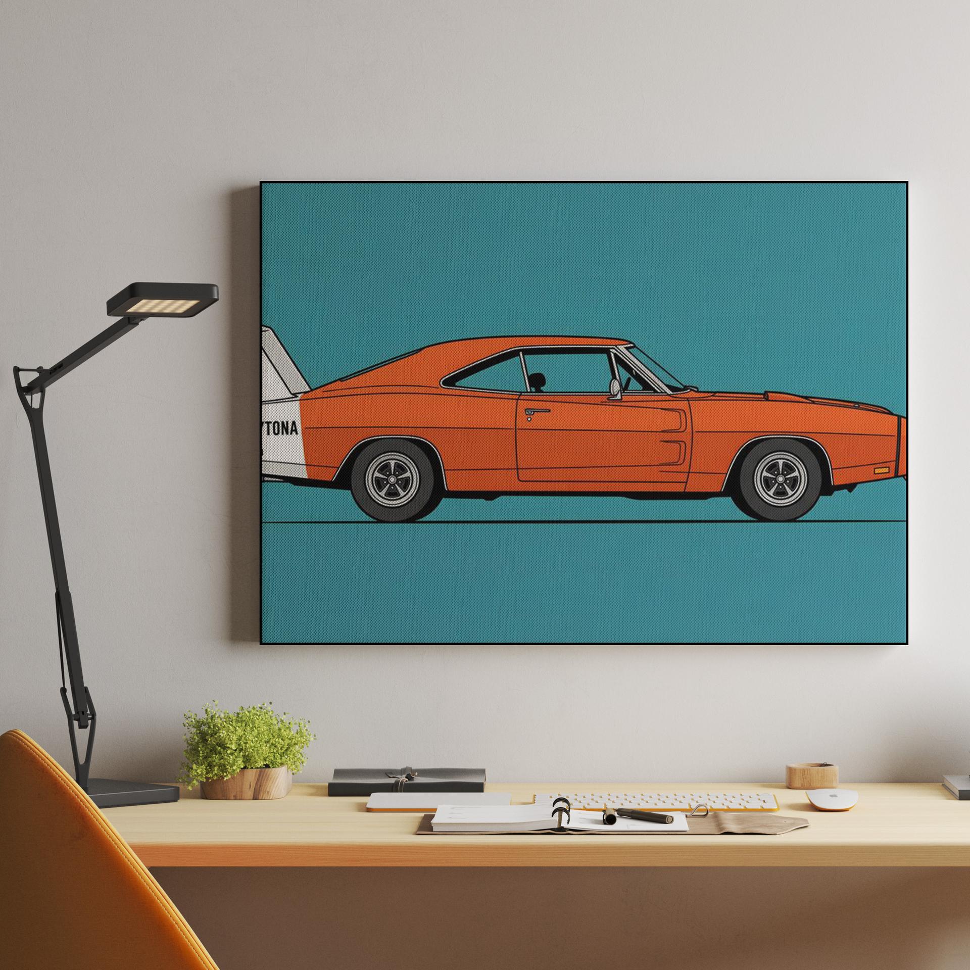 Dodge Charger Daytona: Orange Aero Legend