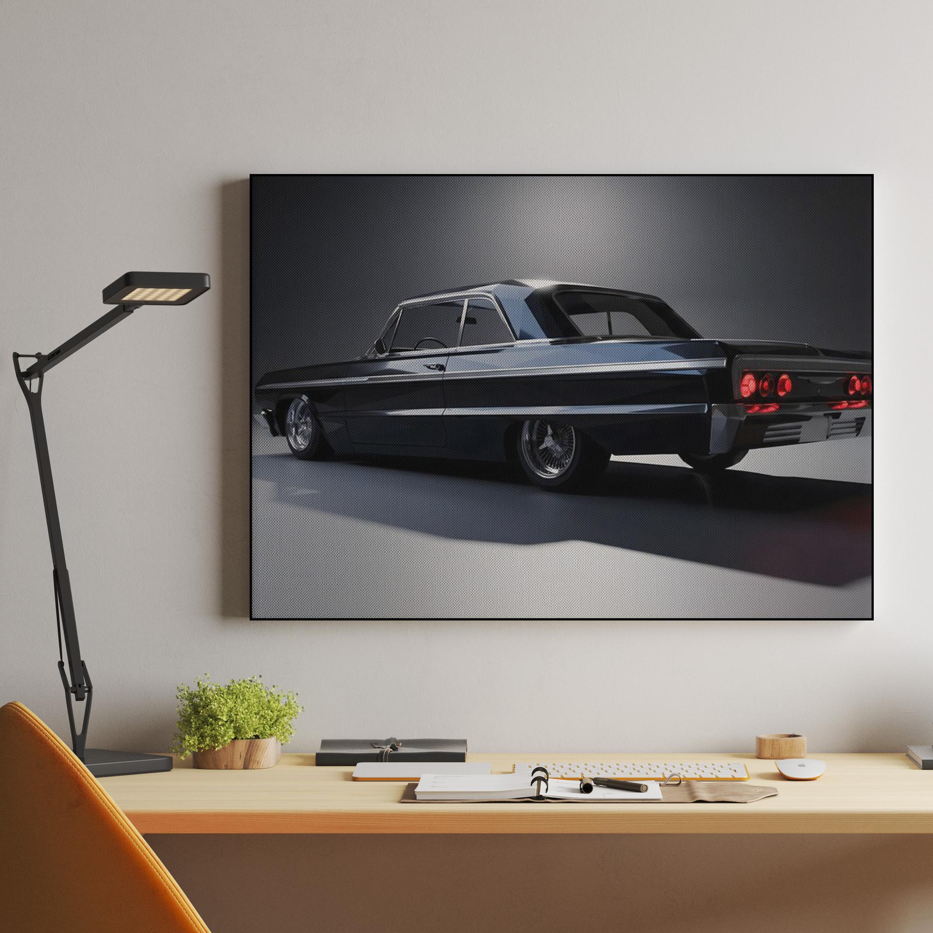 Low Poly '64 Impala Noir