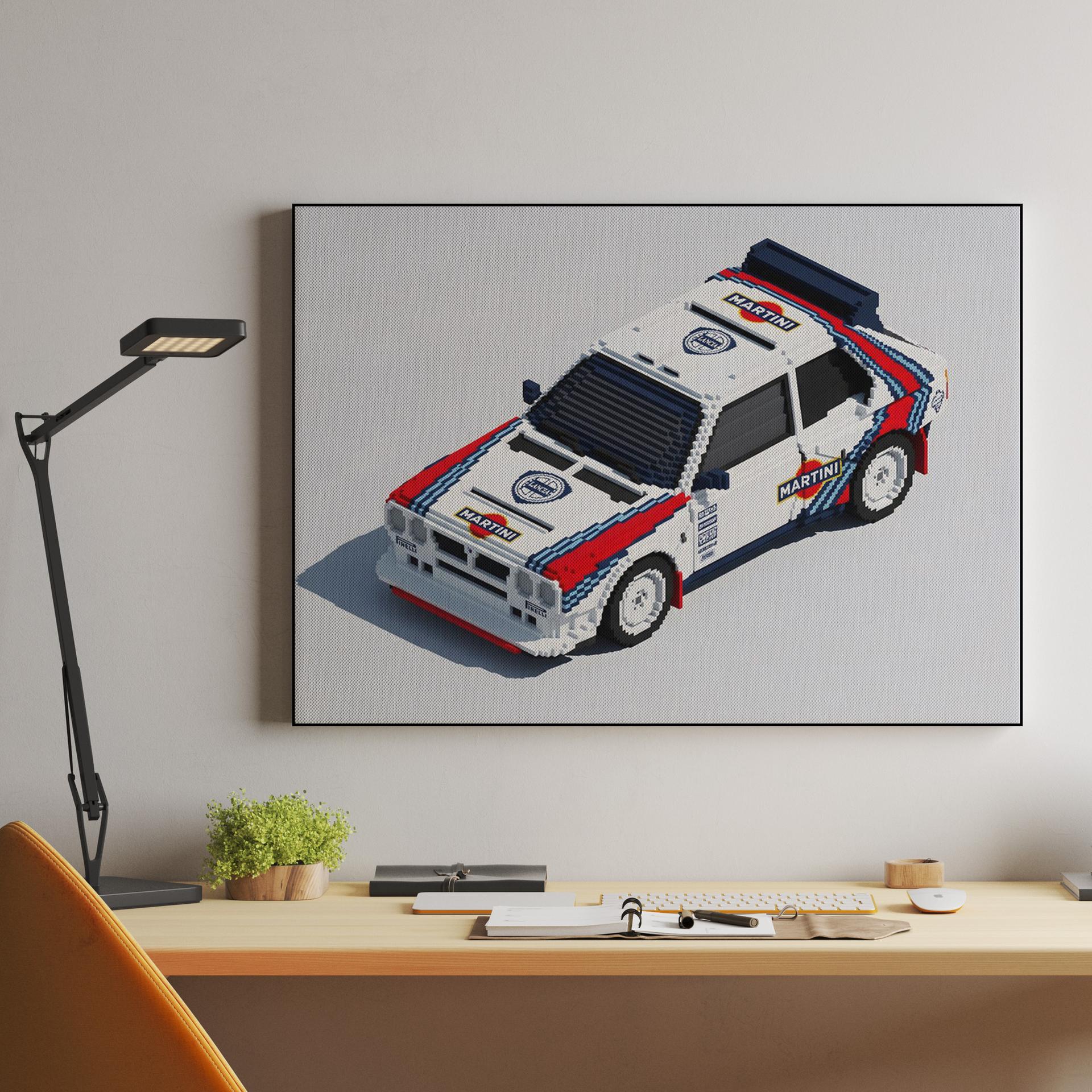 Voxel Rally Legend: Lancia Delta S4 Martini Edition