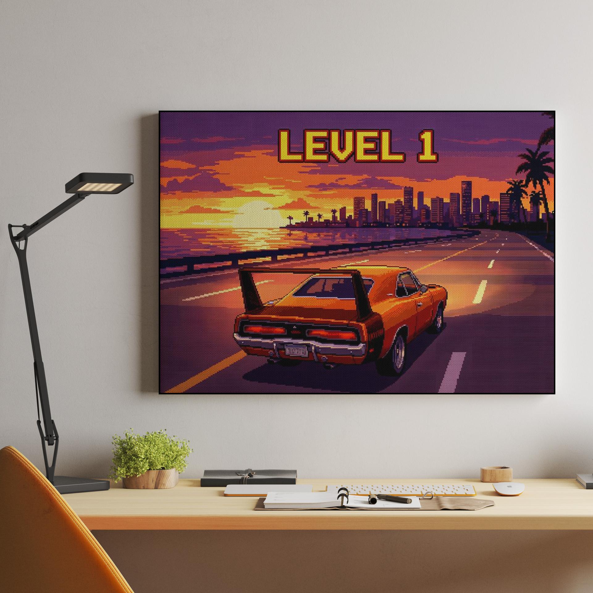 Level 1: Sunset Daytona Arcade