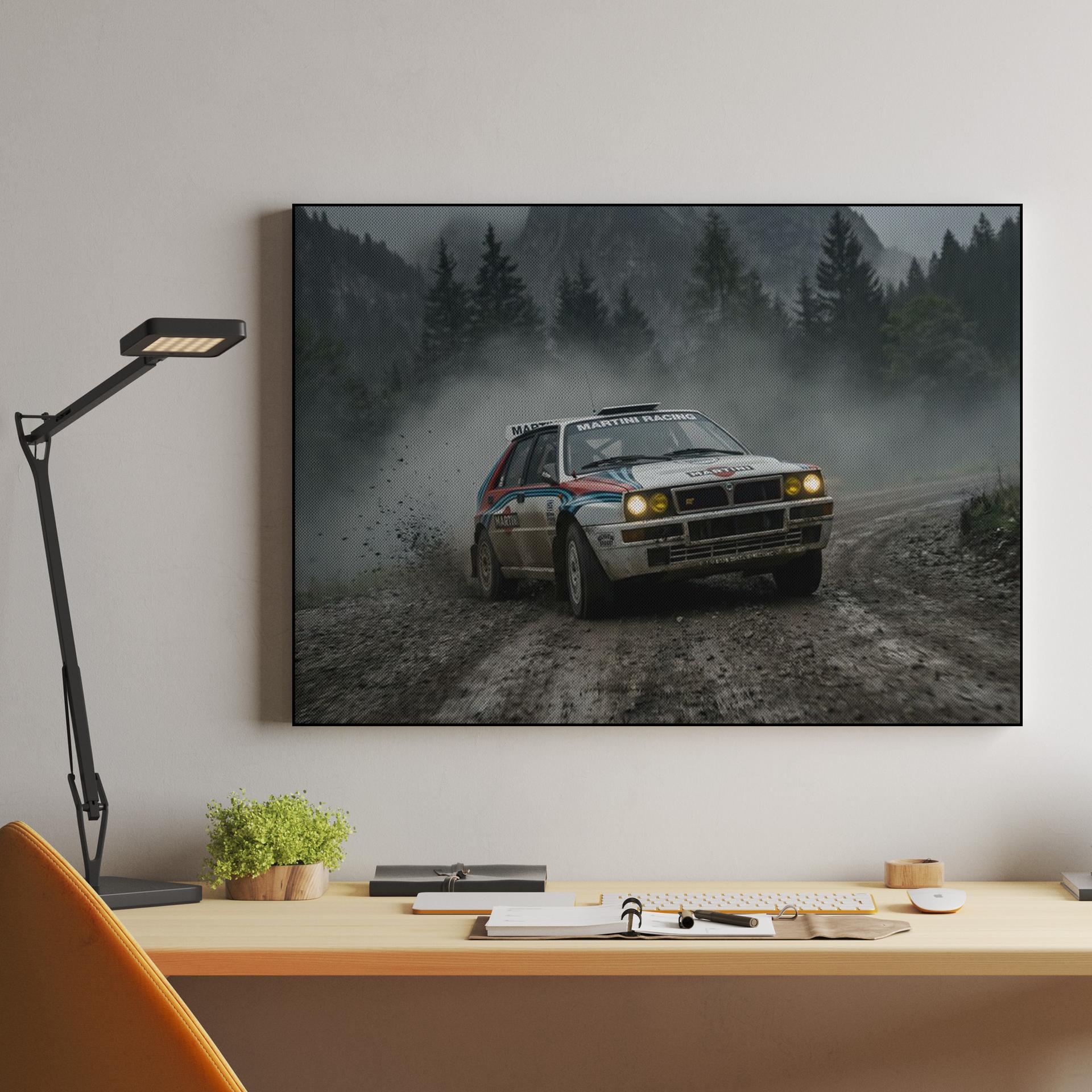 Lancia Delta Integrale Martini Misty Forest Rally