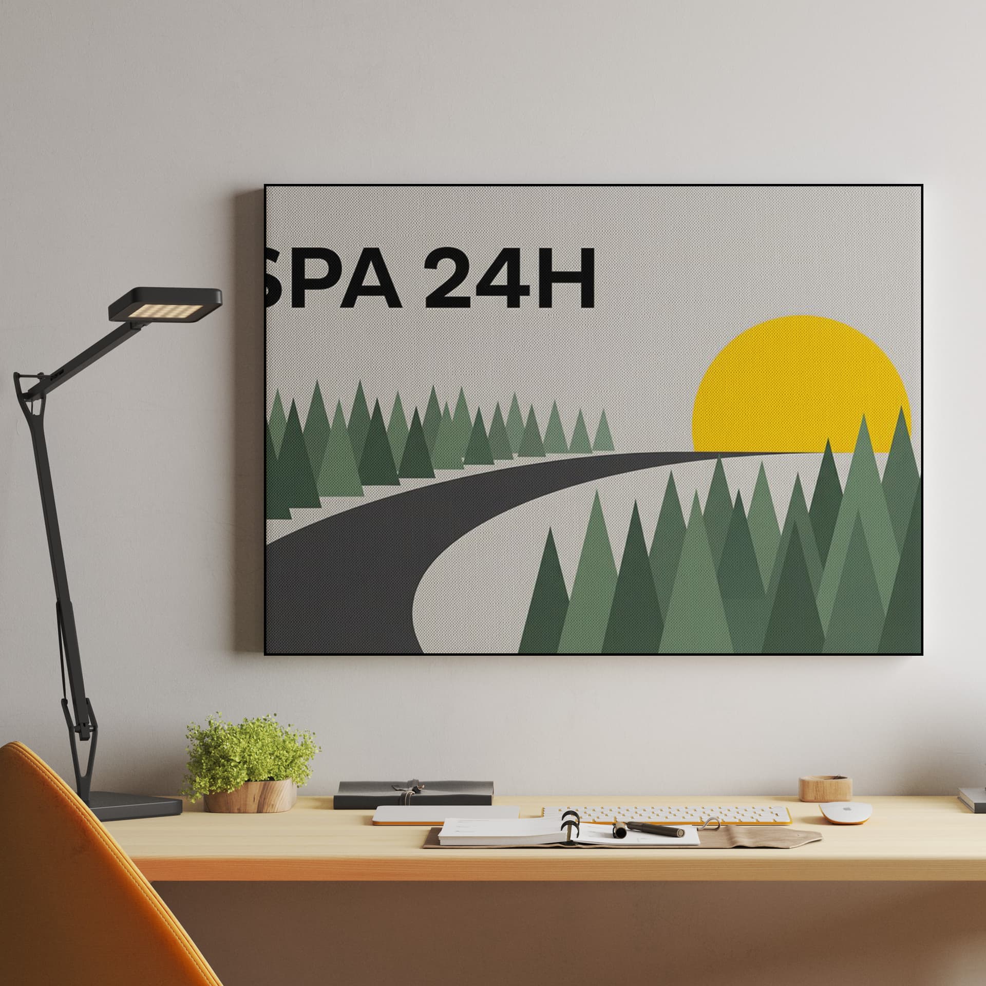 Spa 24H: Minimalist Ardennes Sunset