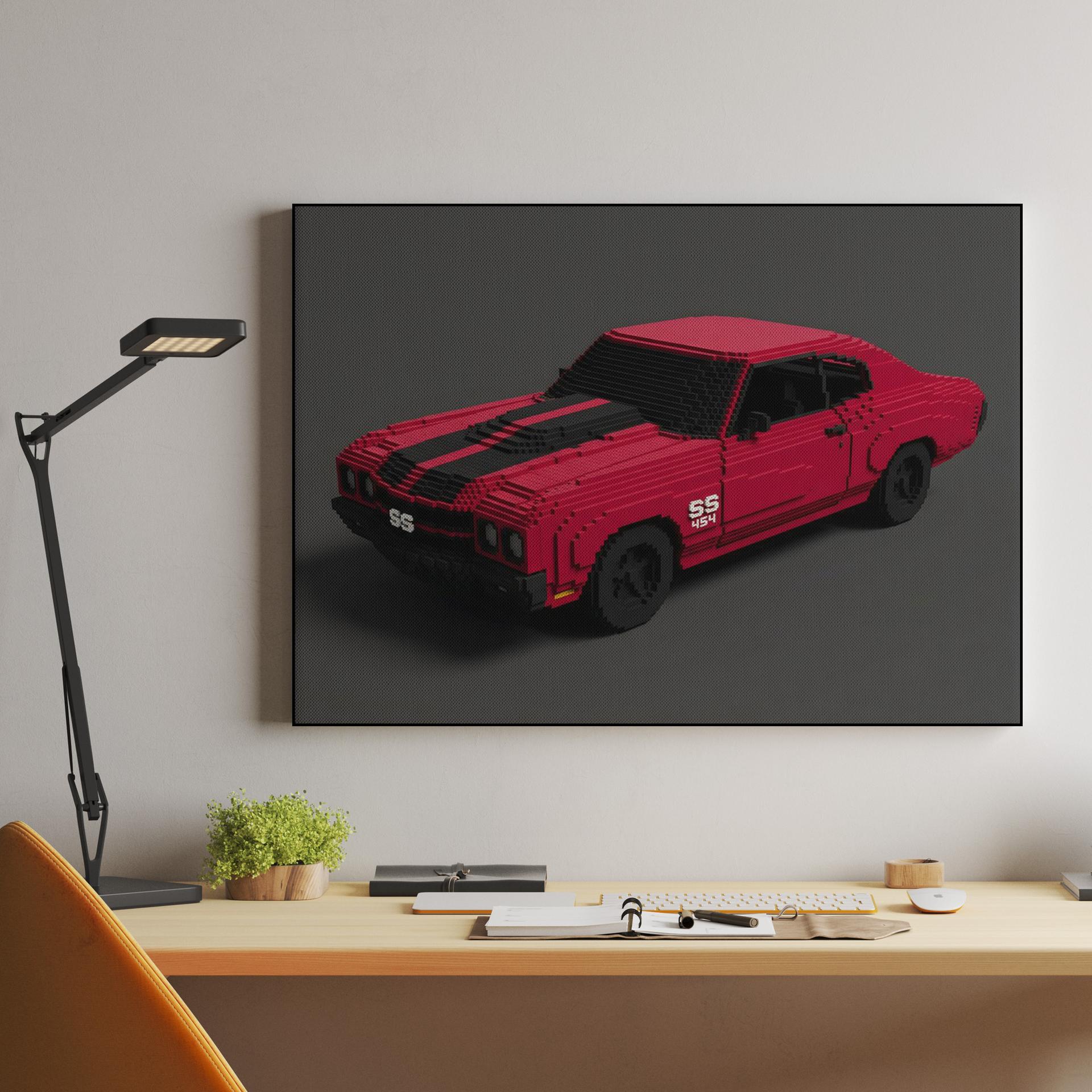 Chevelle SS 454 Voxel Edition