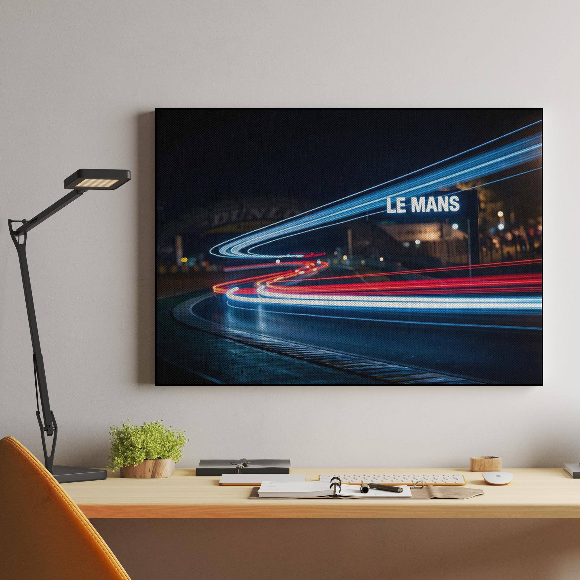 Velocity at Night: Le Mans Light Trails