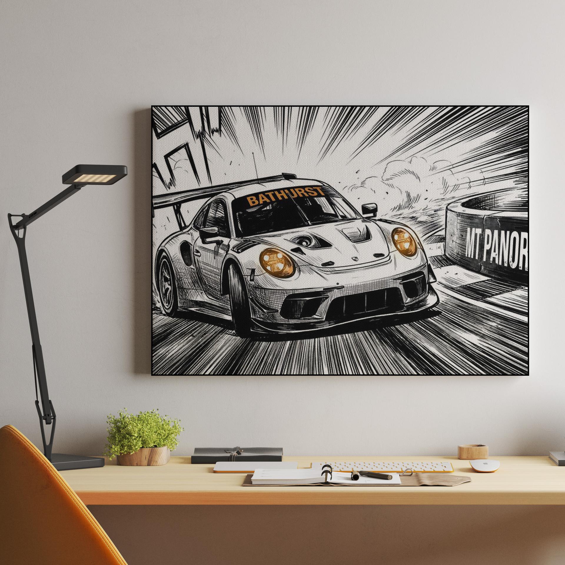 Mount Panorama Manga: Porsche 911 GT3 R at Bathurst