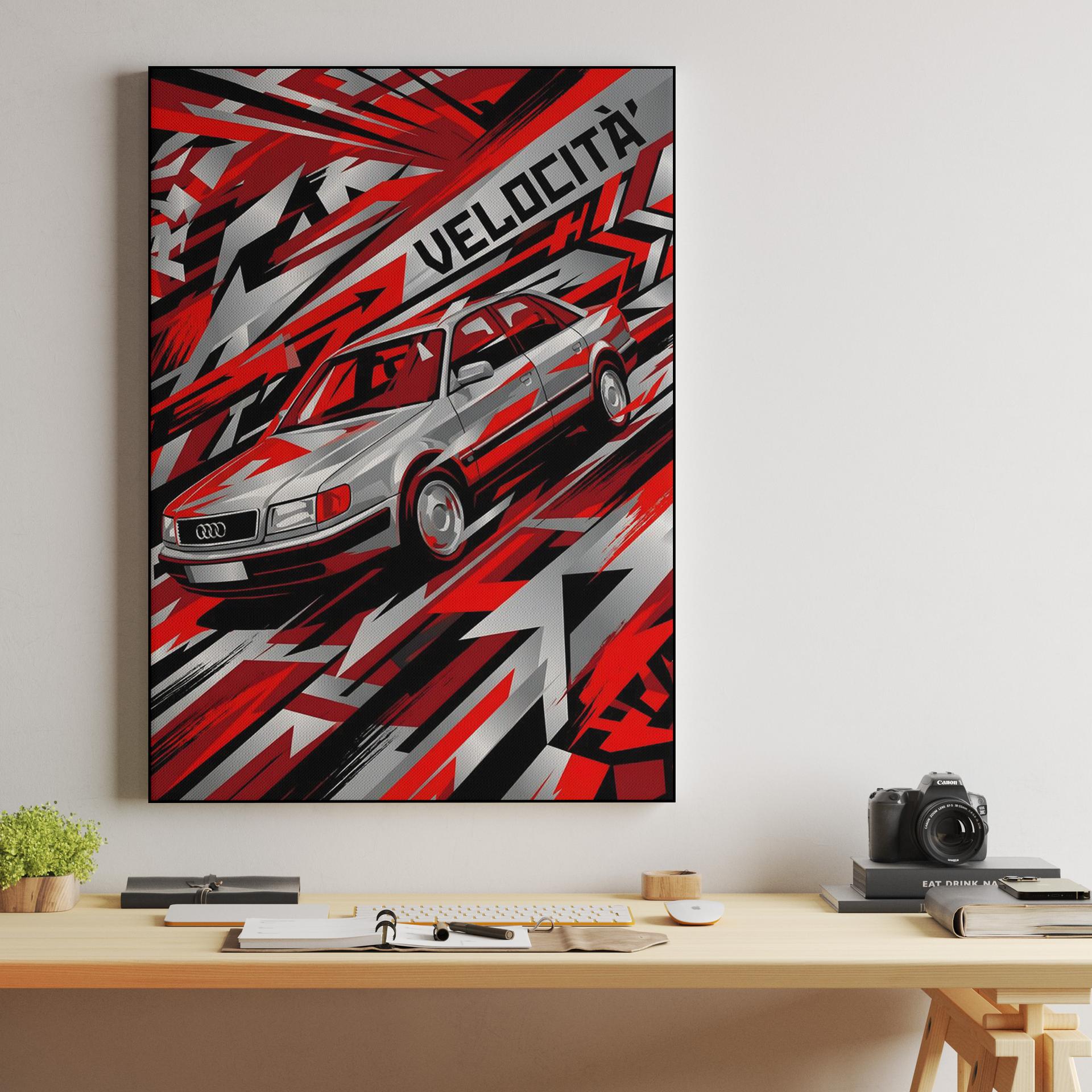 Audi 100 C4: Velocità Futurist Graphic