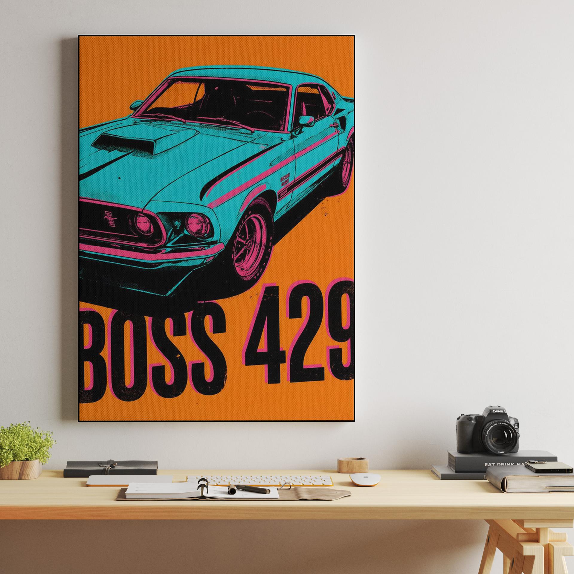 Vibrant Boss 429 Mustang Graphic