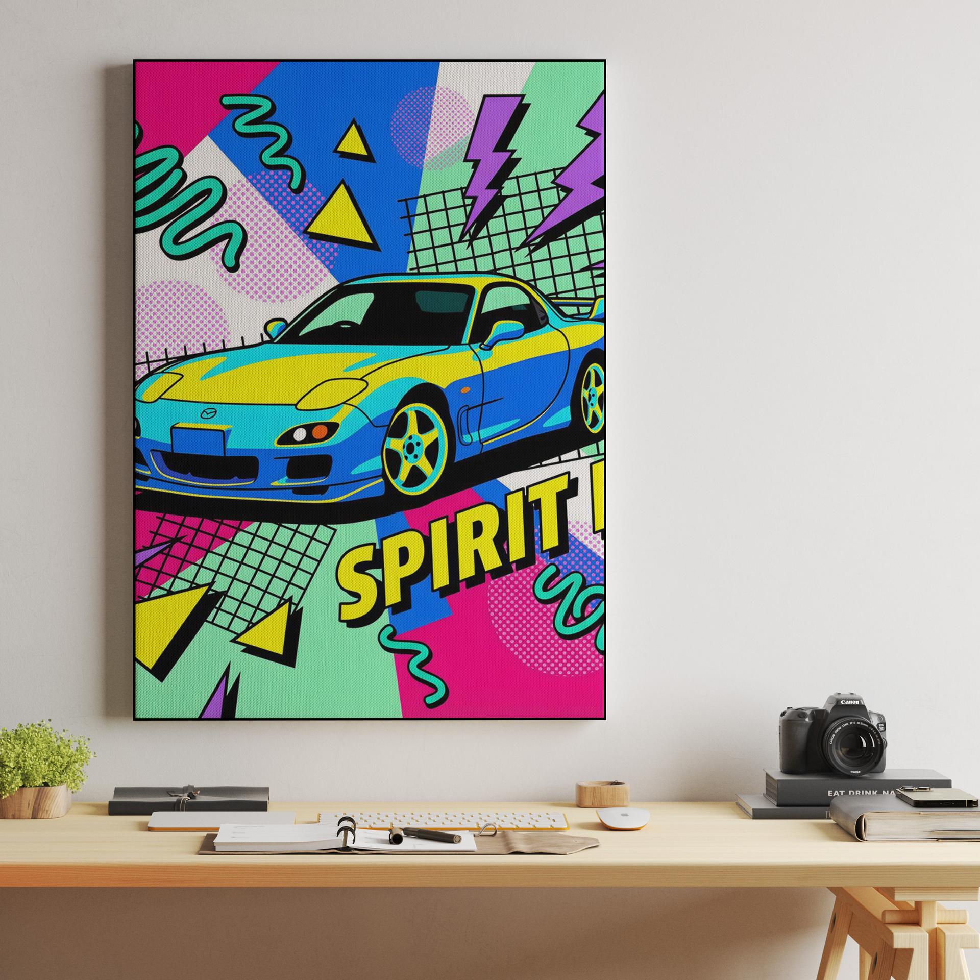 Spirit R: Memphis Design Pop Art Edition