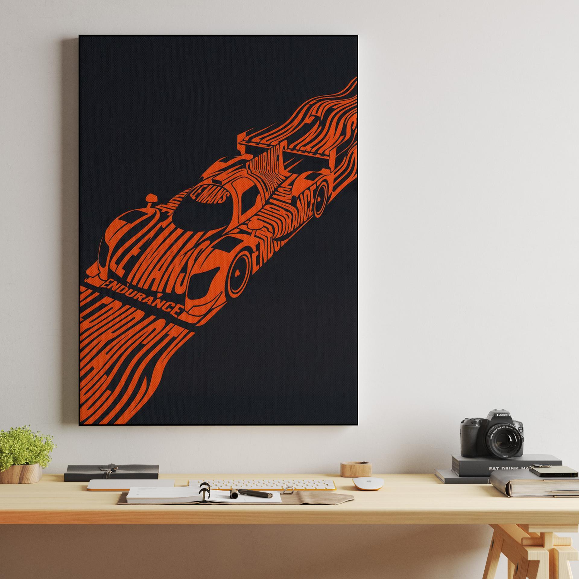 Typographic Velocity: Le Mans Endurance Prototype