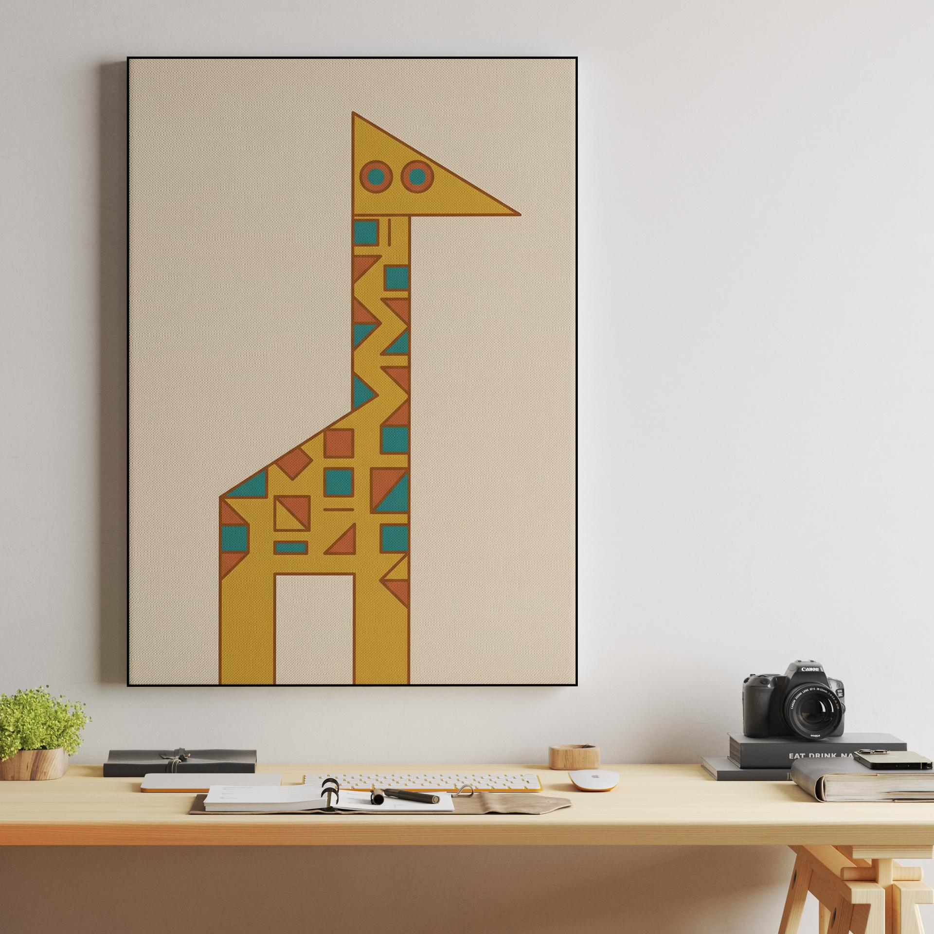 The Geometric Giraffe: A Mid-Century Study