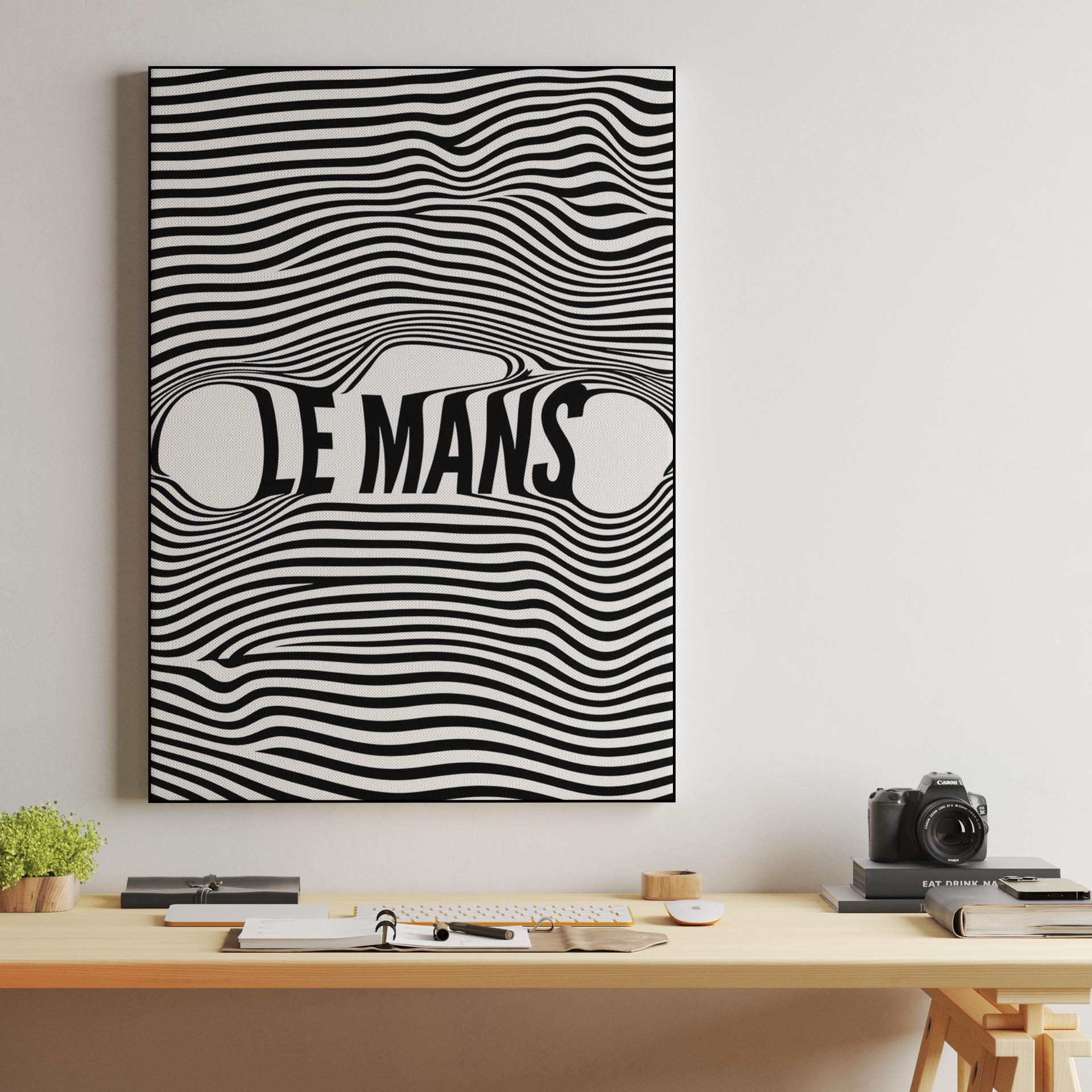 Le Mans Optical Motion Silhouette