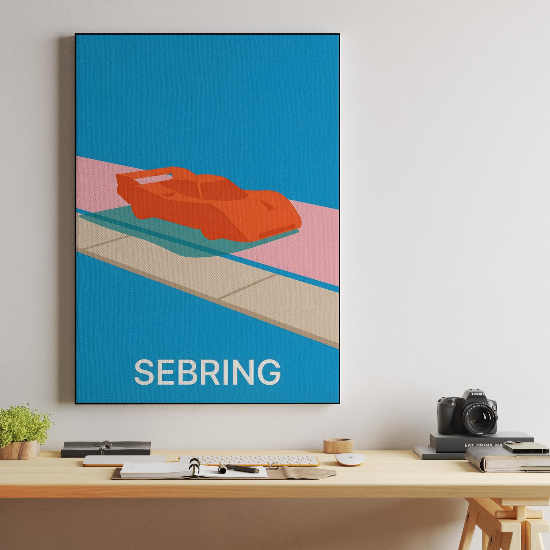 Sebring Minimalist: Orange Prototype Speed