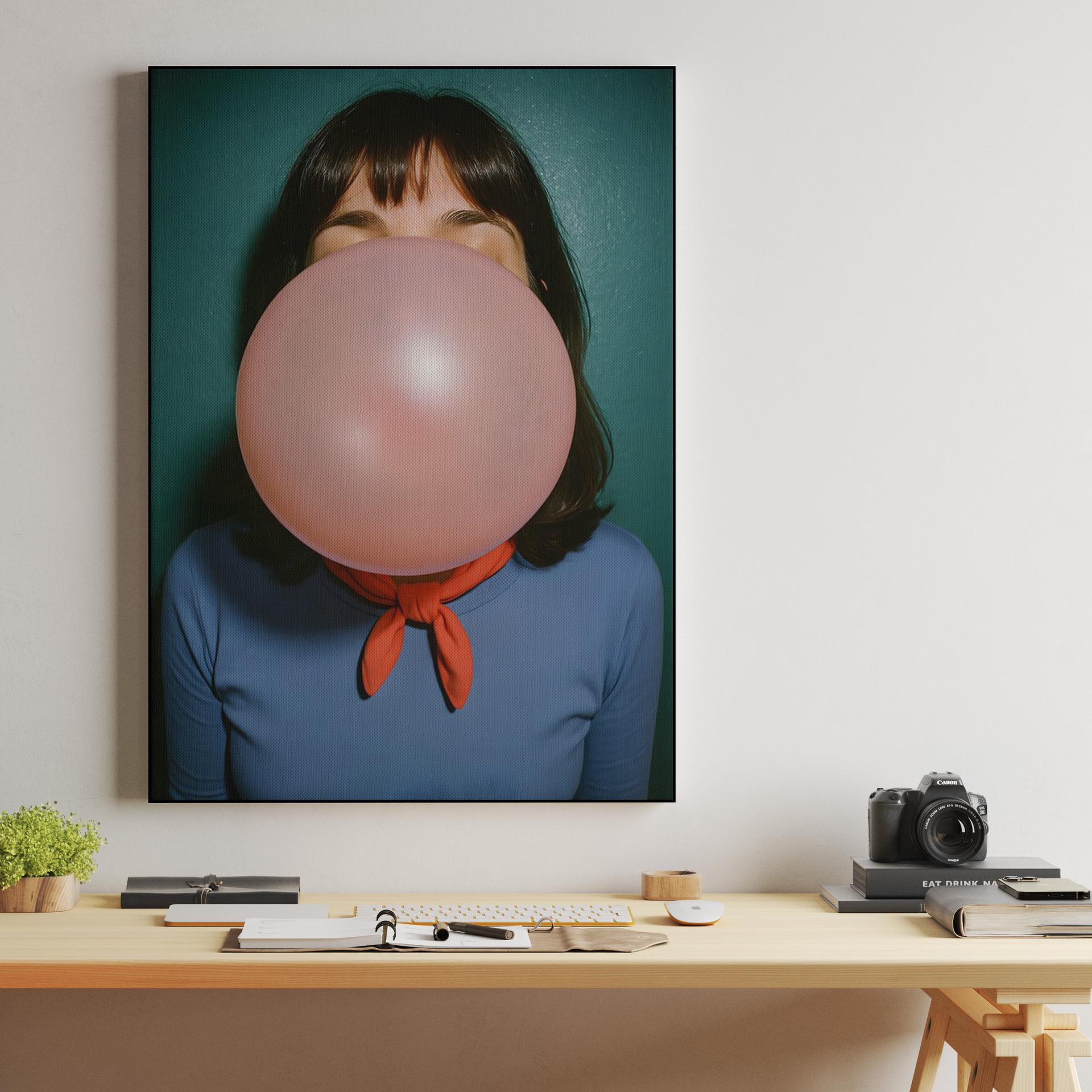 Bubblegum Pop Portrait
