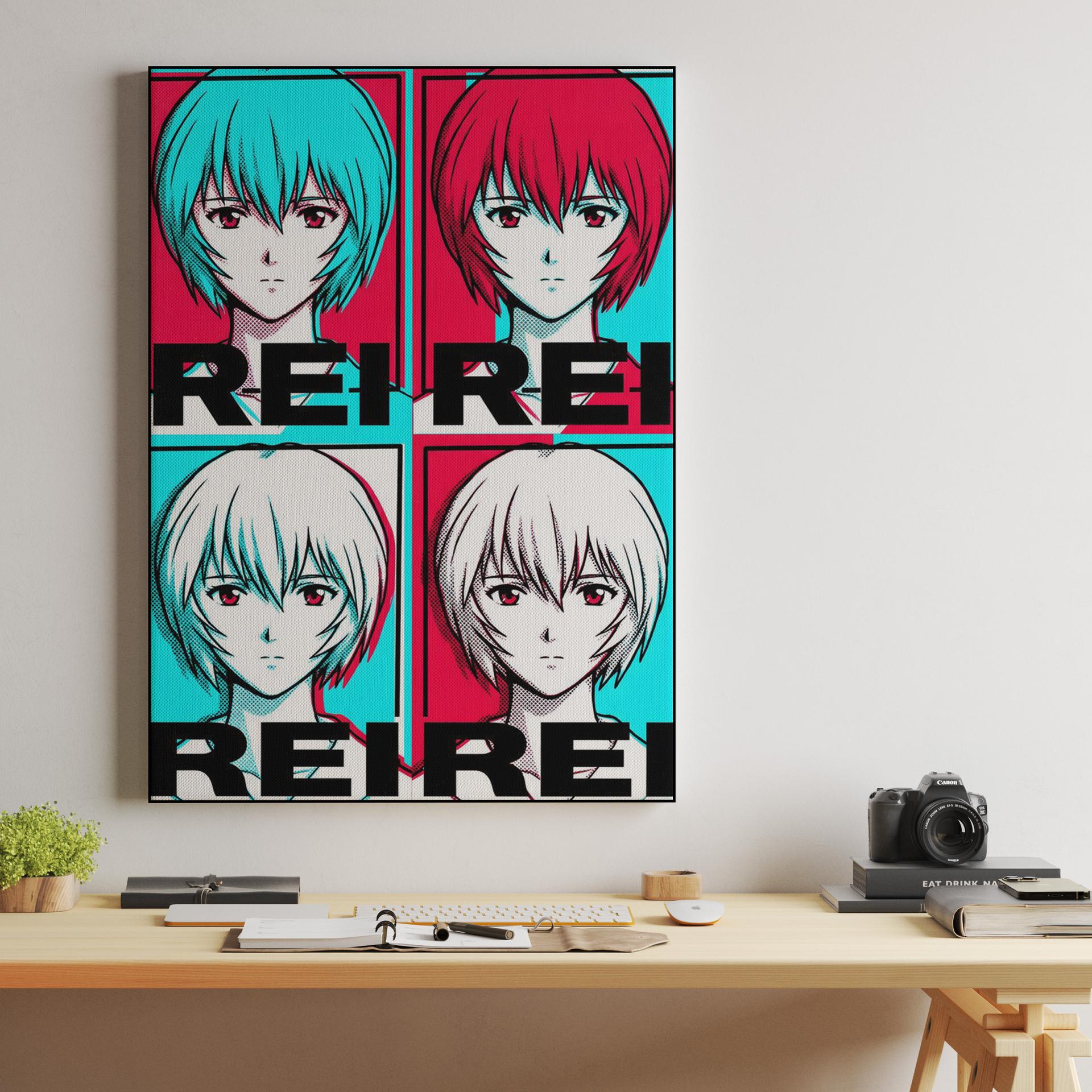 Rei Ayanami: Pop Art Quadrant