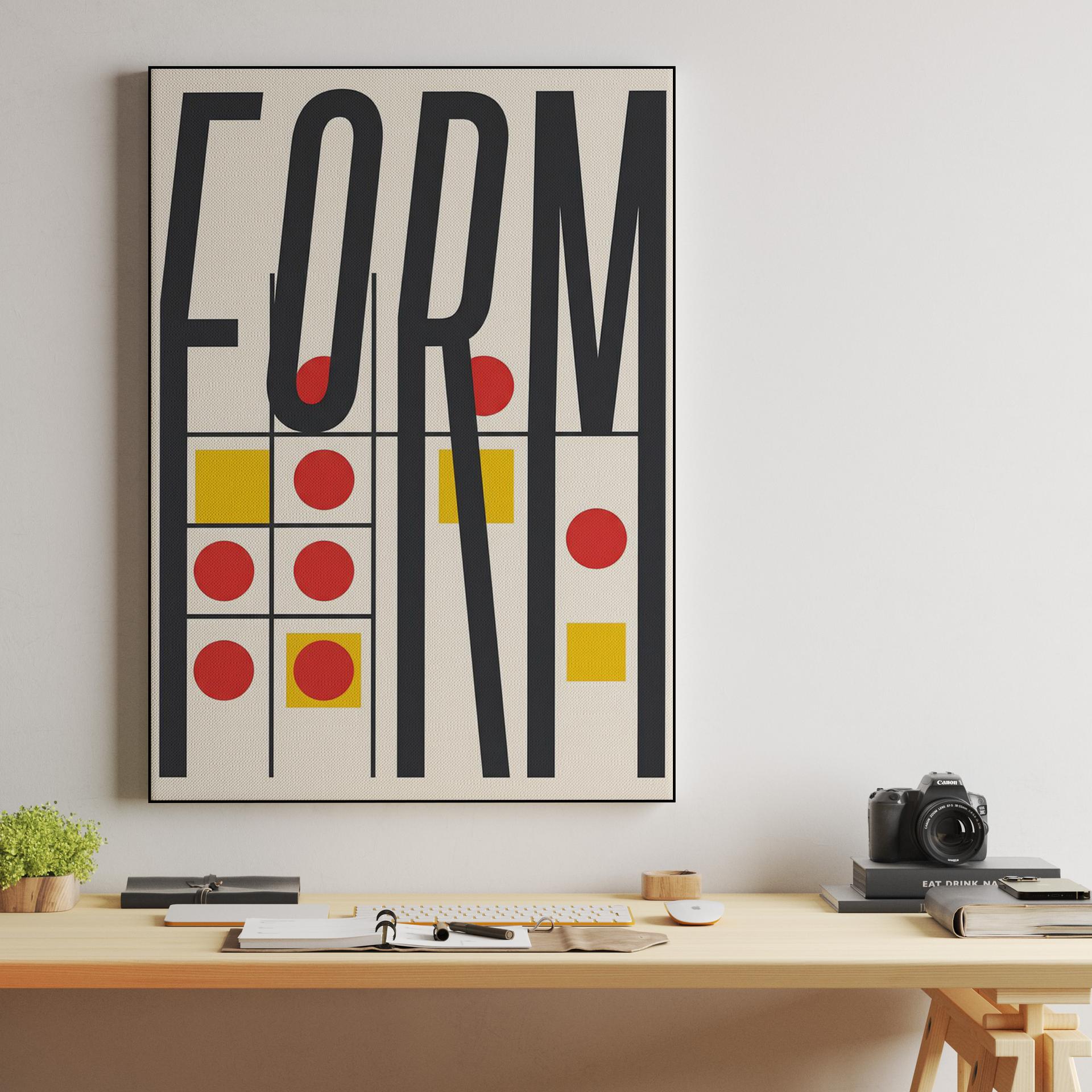 Form: A Bauhaus Typography Study