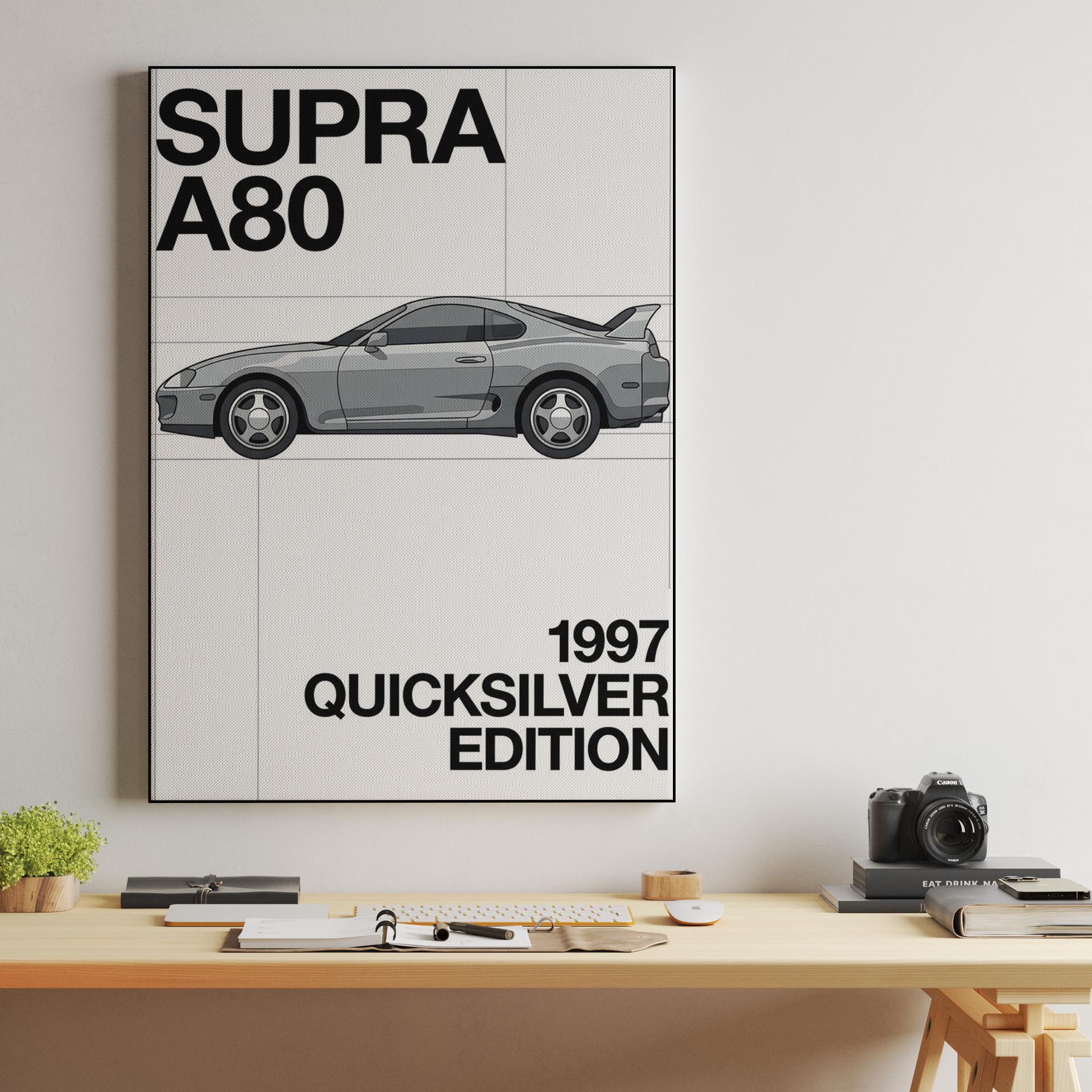Toyota Supra A80 1997 Quicksilver Edition Graphic Study