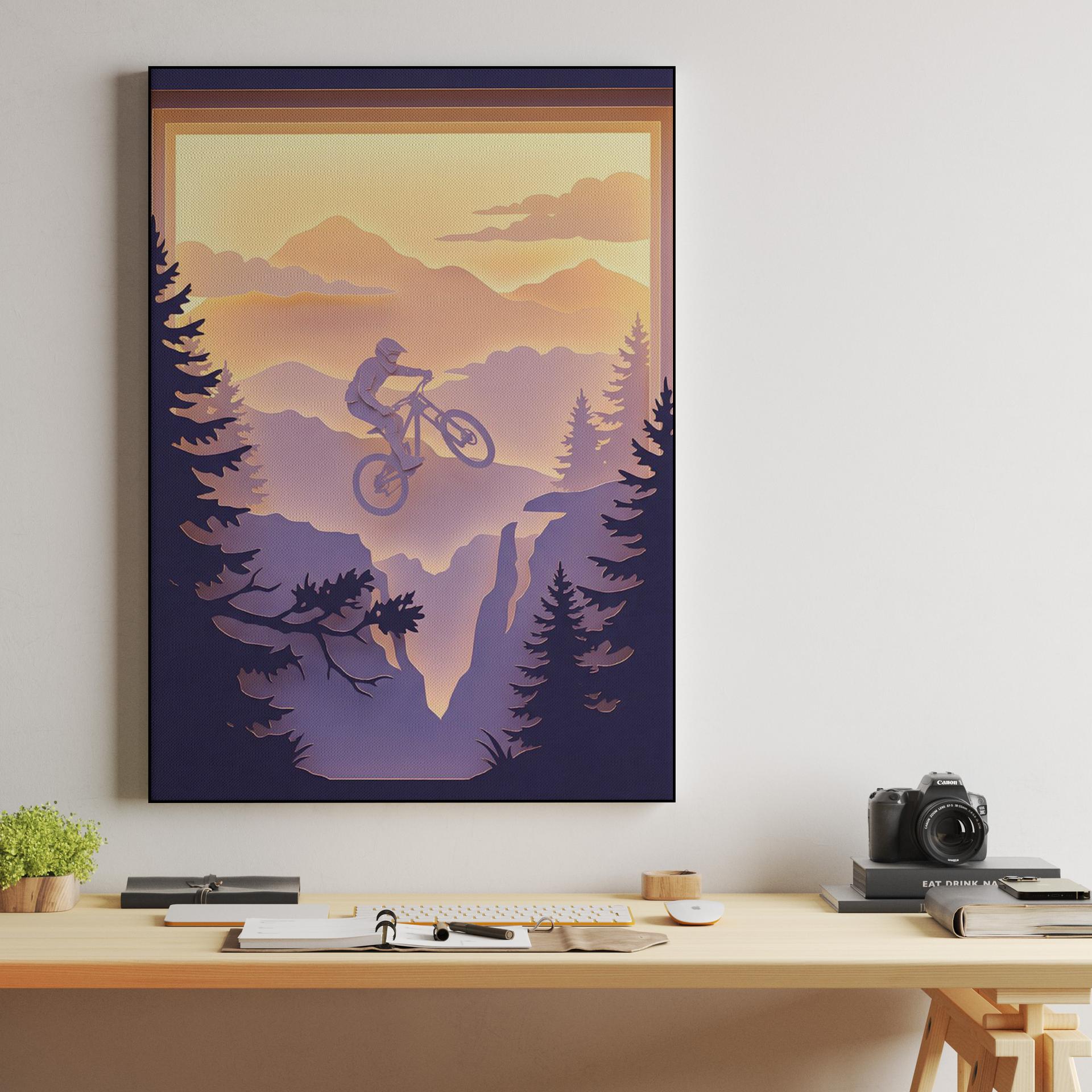 The Golden Gap: Paper-Cut Mountain Biking Adventure