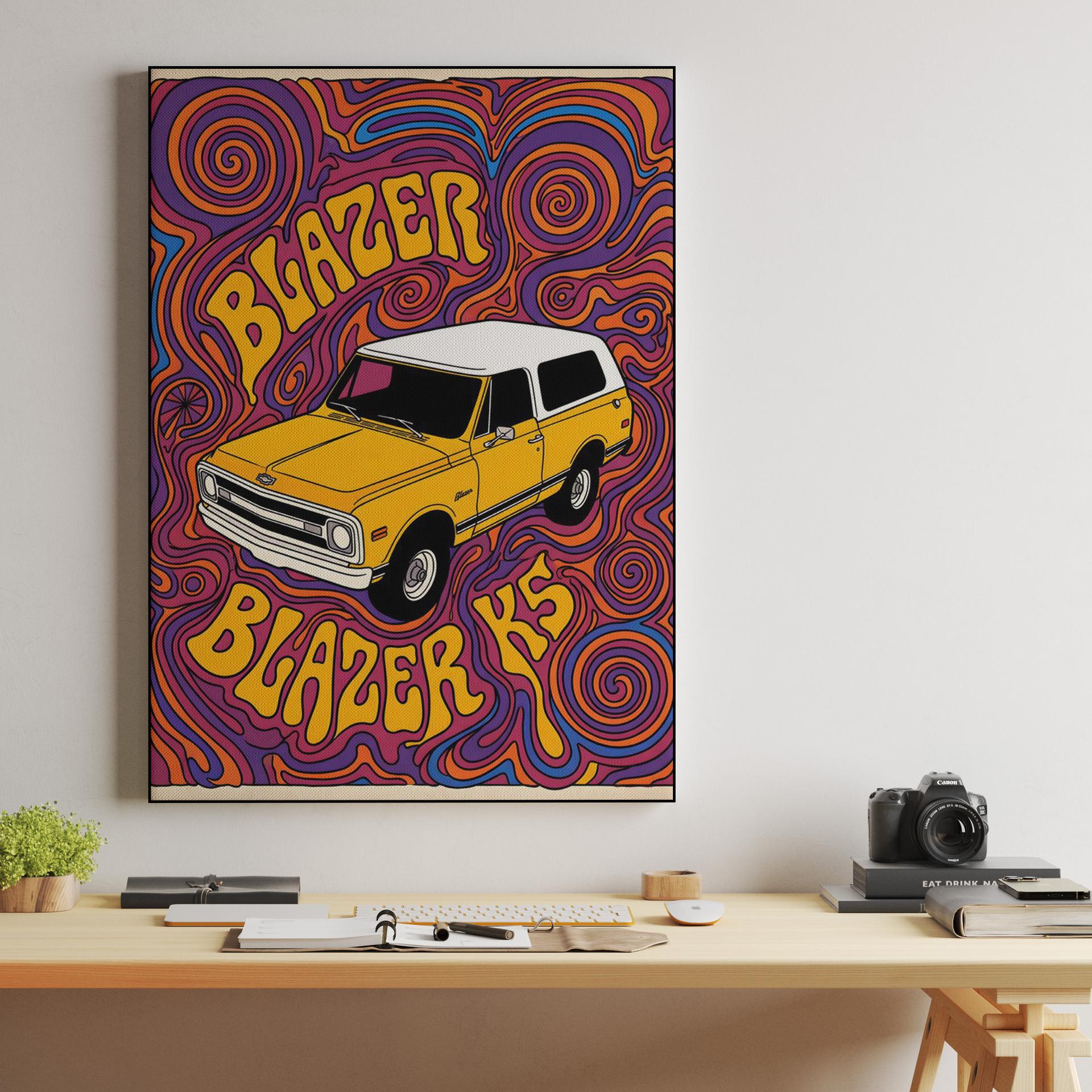 K5 Blazer: Psychedelic Retro Swirl