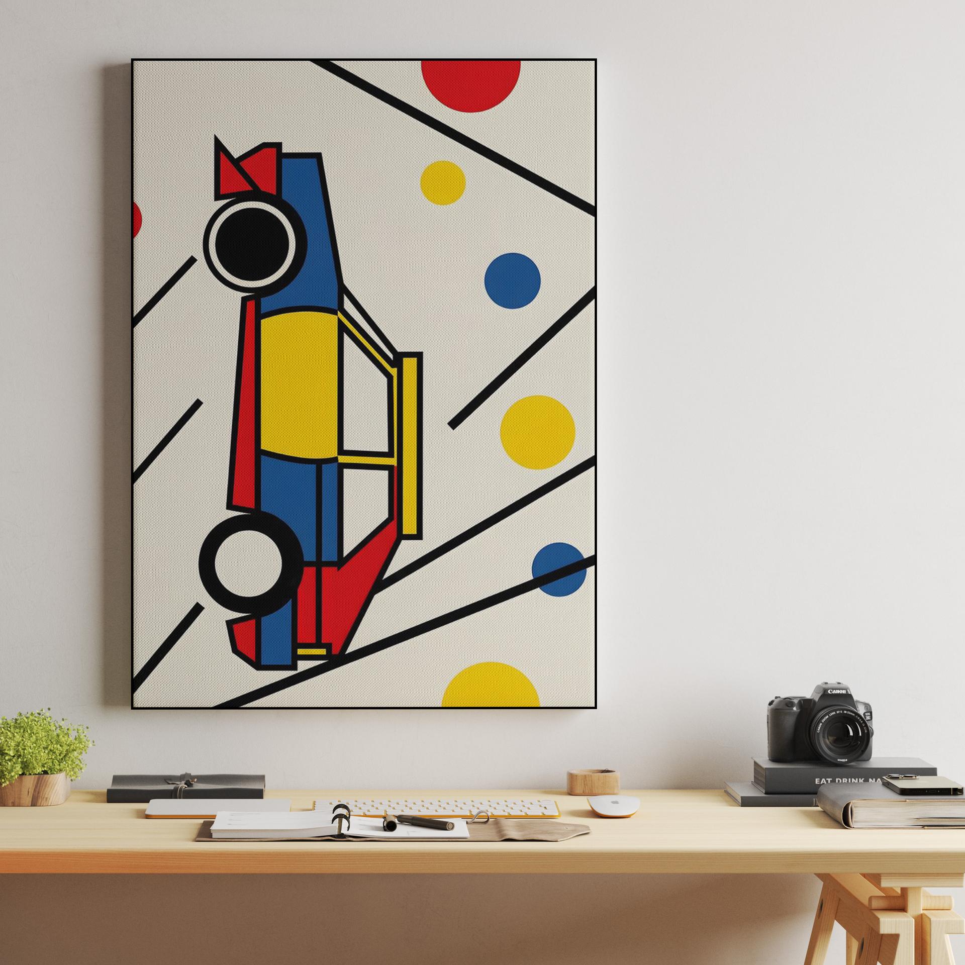 Lancia Delta S4: Geometric De Stijl Rally