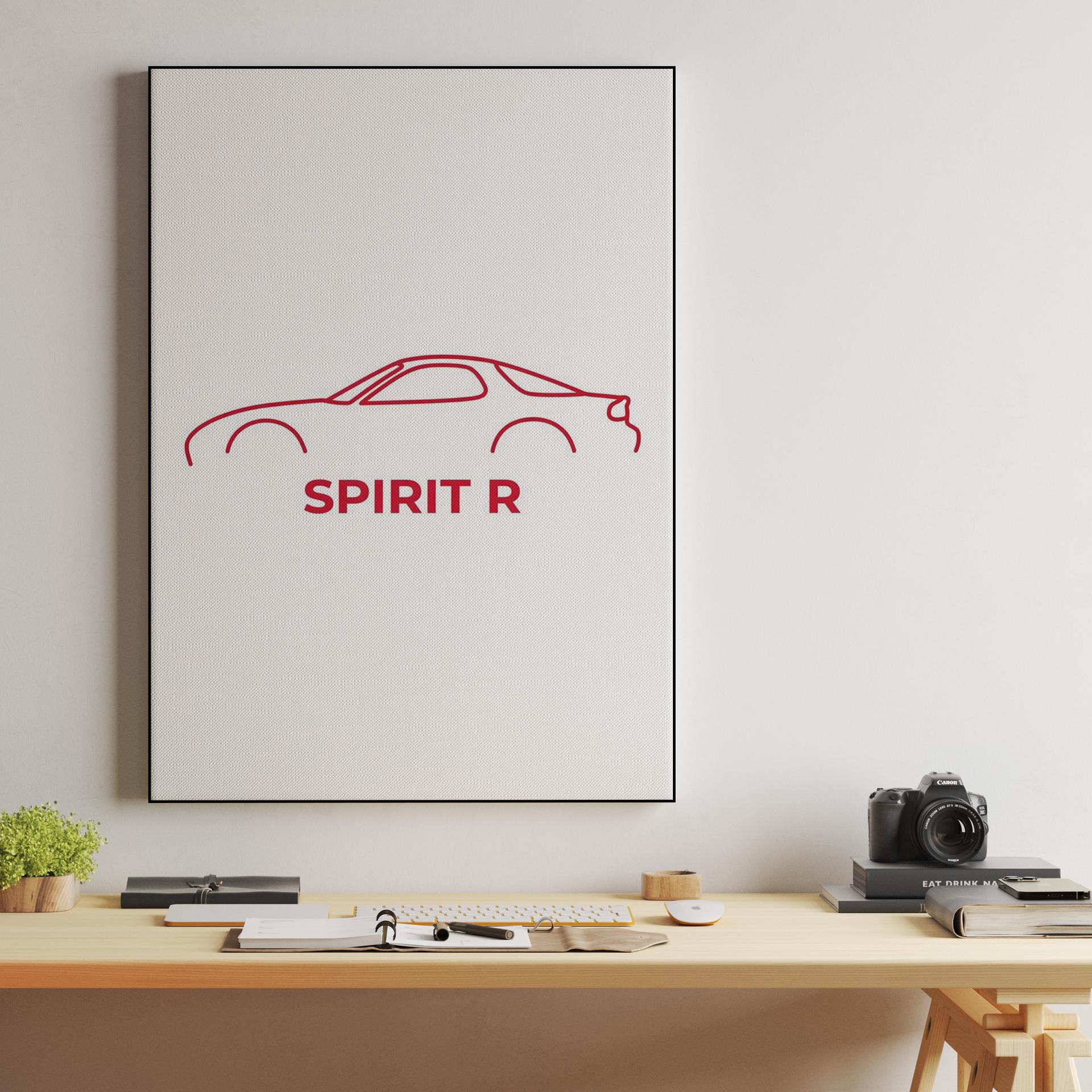 Spirit R: Minimalist RX-7 FD Silhouette