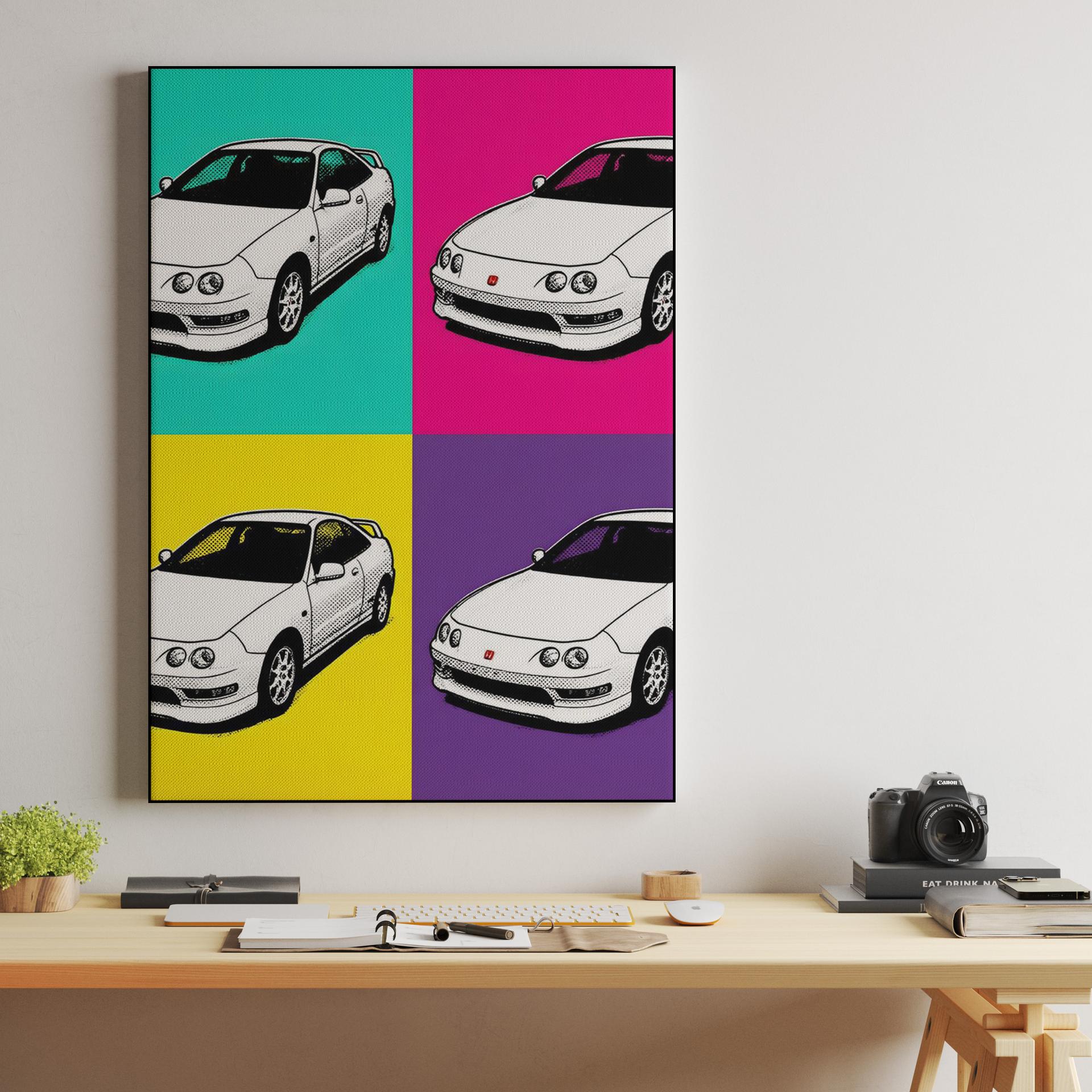 Honda Integra Type R DC2 Pop Art Grid