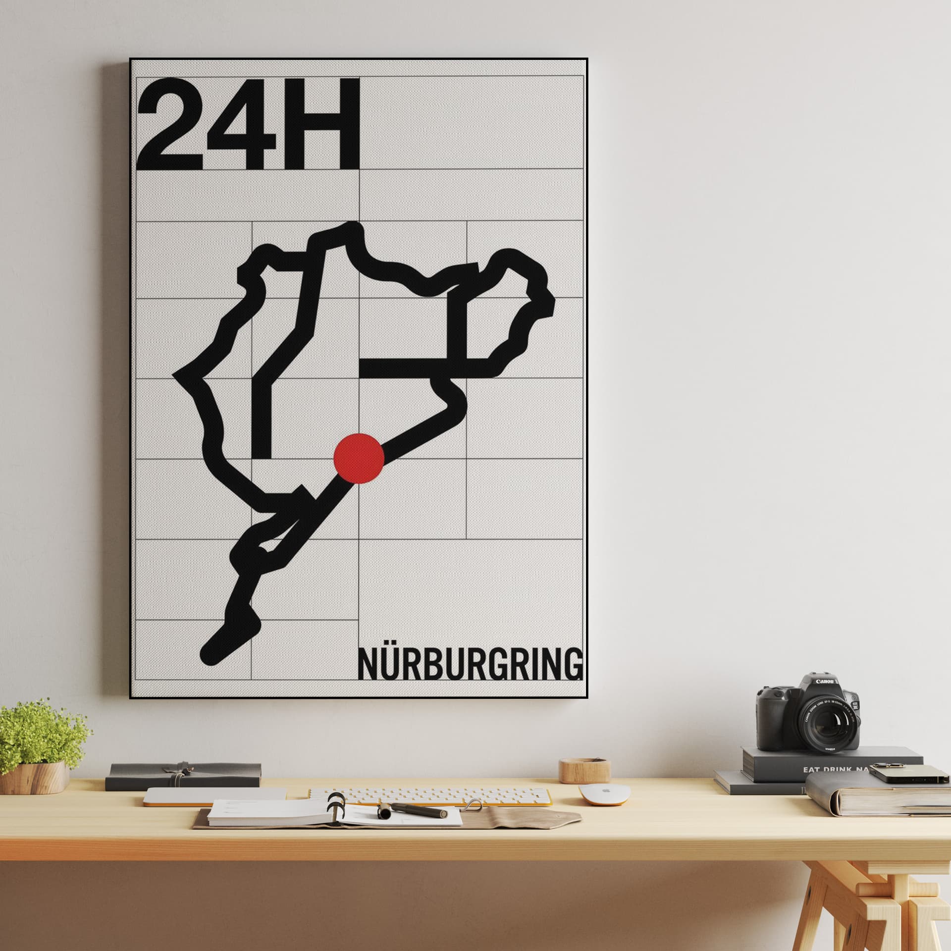 Nürburgring 24H Minimalist Circuit Map
