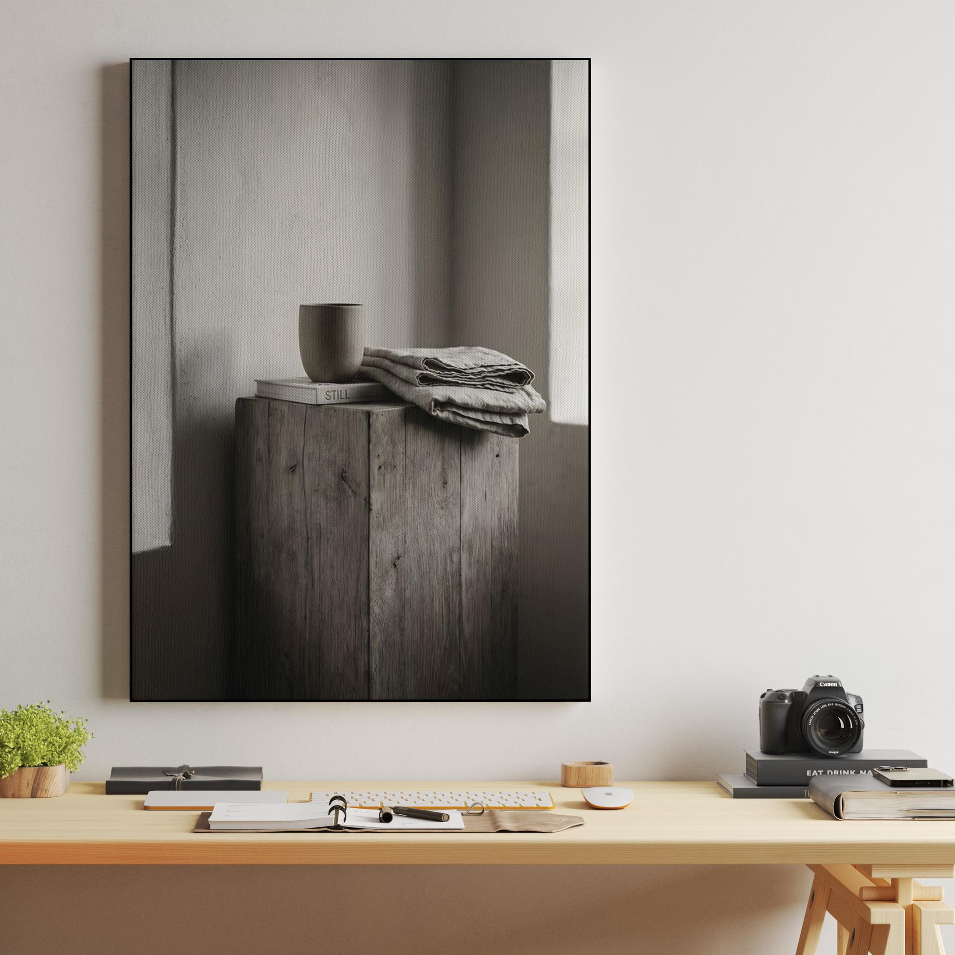 Still: A Minimalist Earth Tones Study